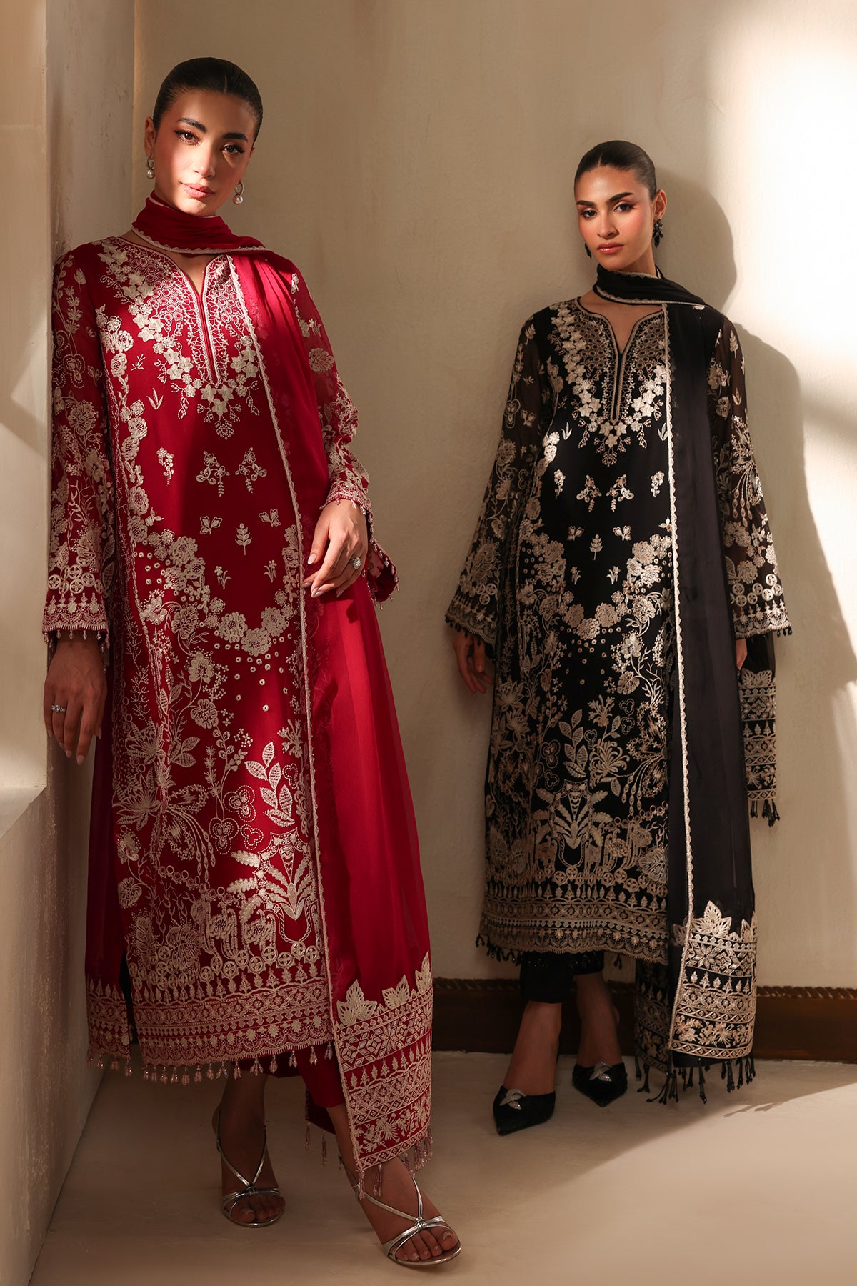 EMBROIDERED CHIFFON SF-4491