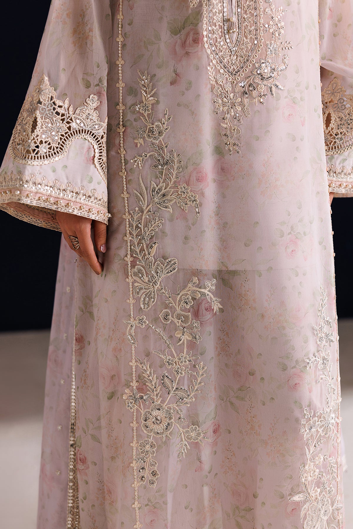EMBROIDERED CHIFFON PR-1320