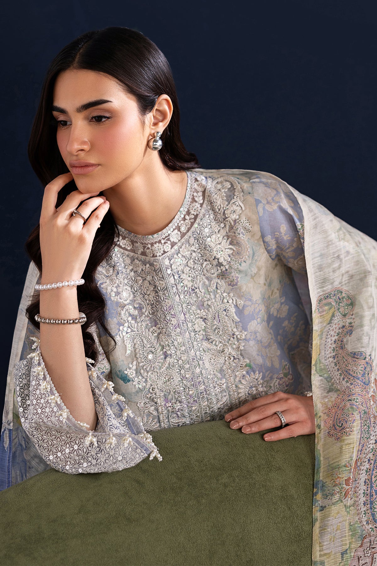 EMBROIDERED LAWN SF-4459