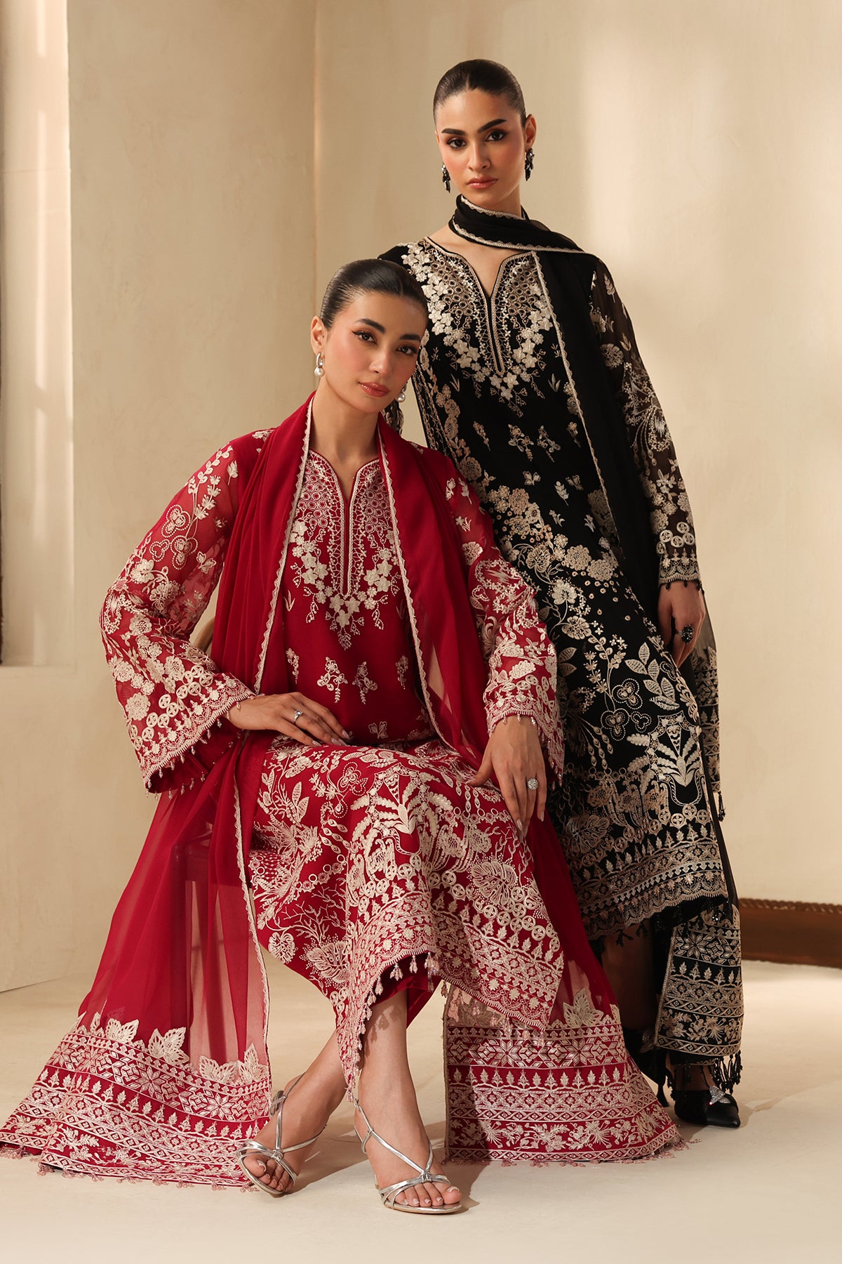 EMBROIDERED CHIFFON SF-4491