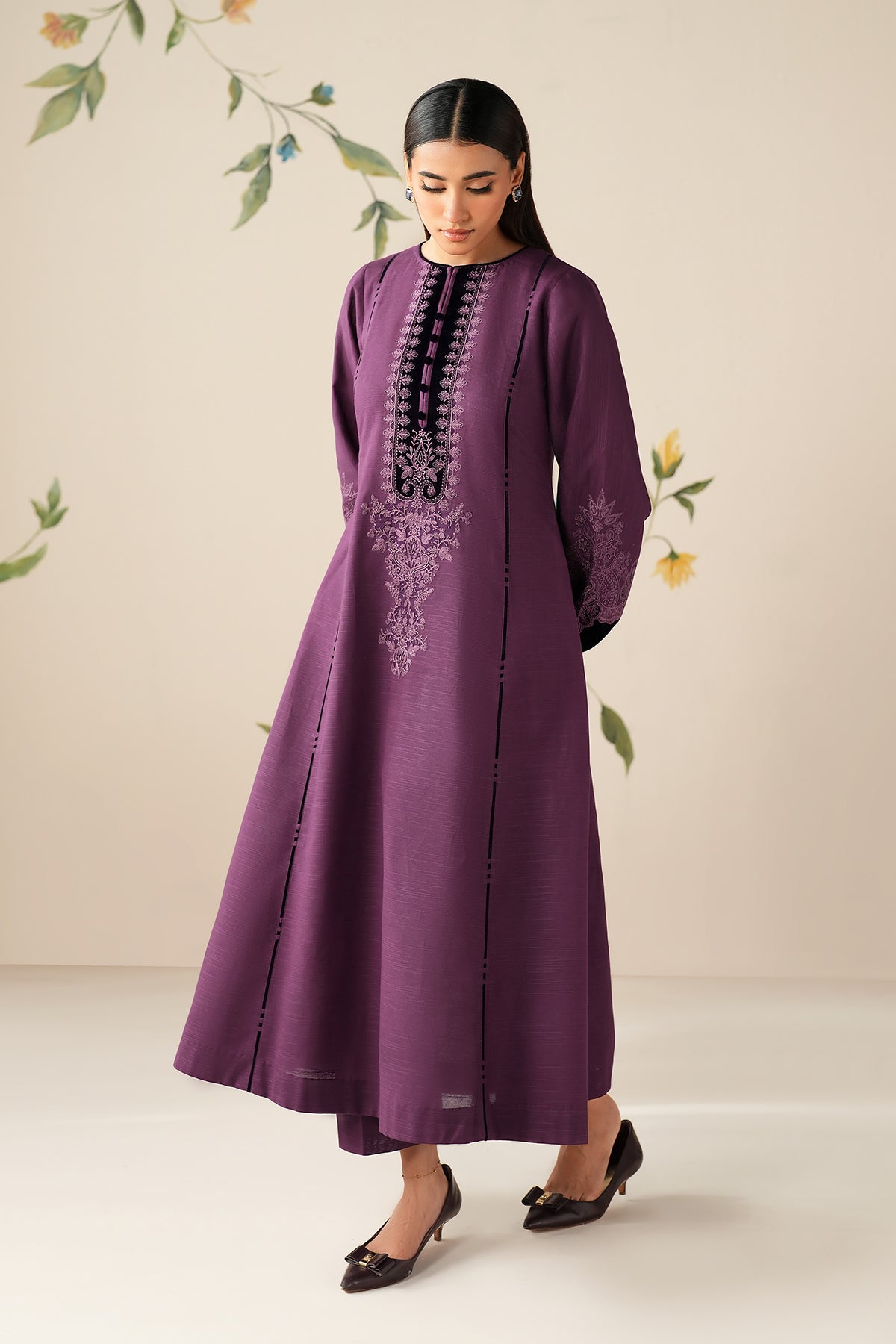 EMBROIDERED KHADDAR PR-1194