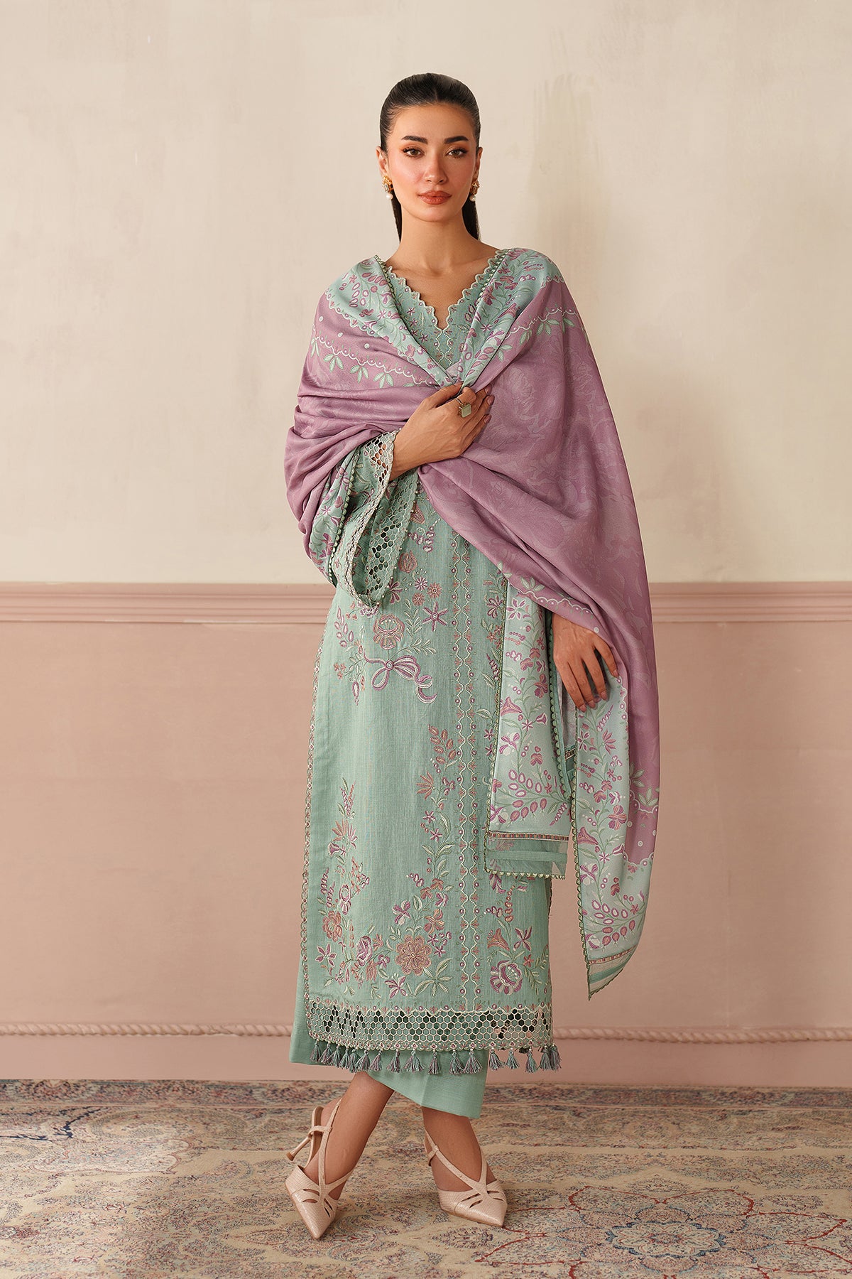 EMBROIDERED KHADDAR SF-4355