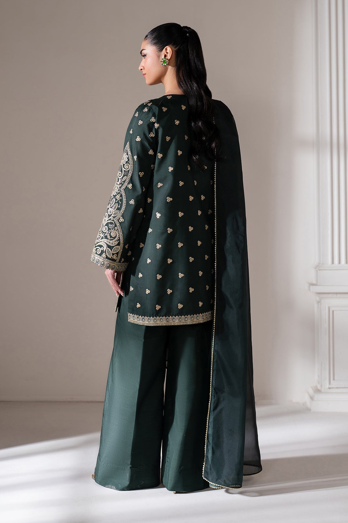 EMBROIDERED RAW SILK SF-4139