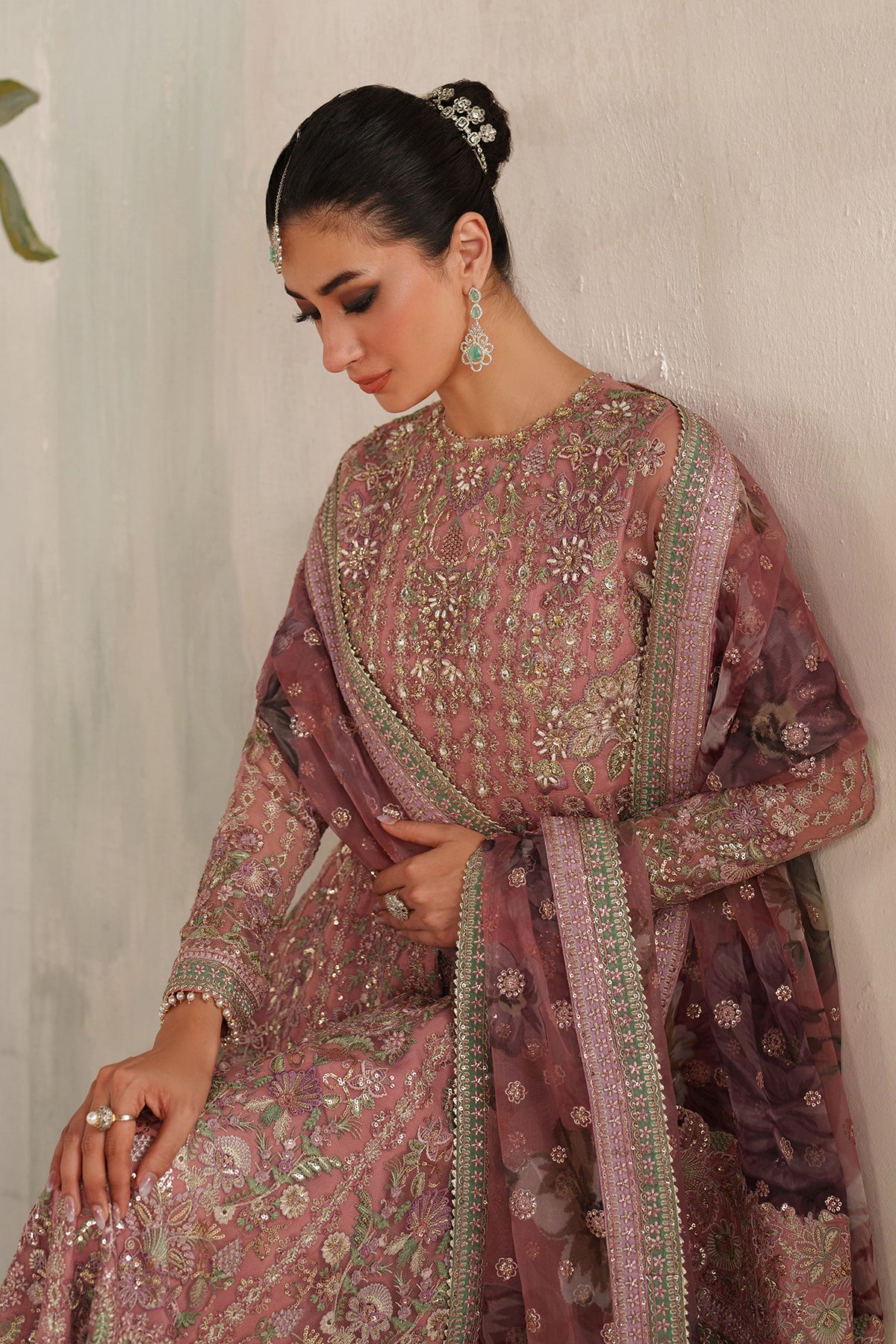 EMBROIDERED NET SF-4377