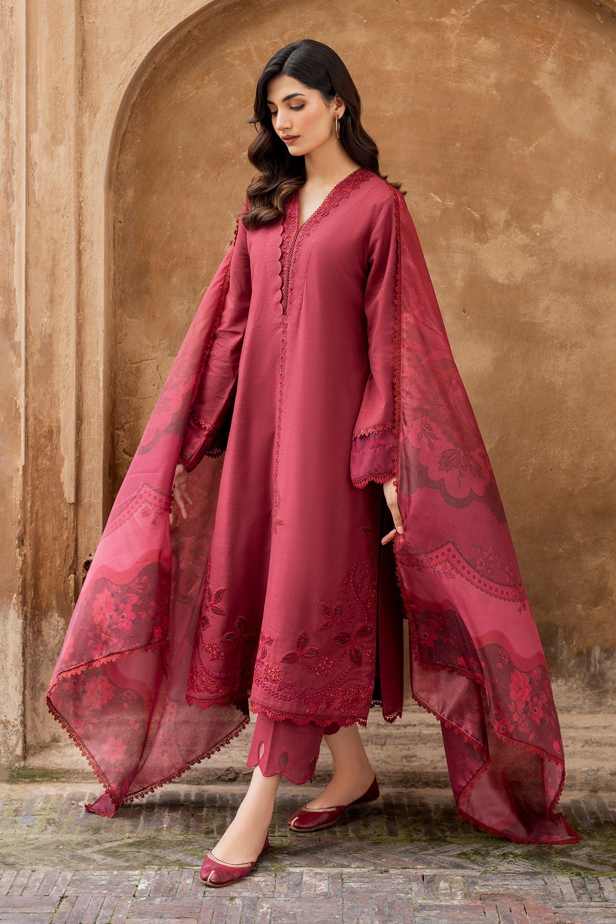 EMBROIDERED KHADDAR SF-739