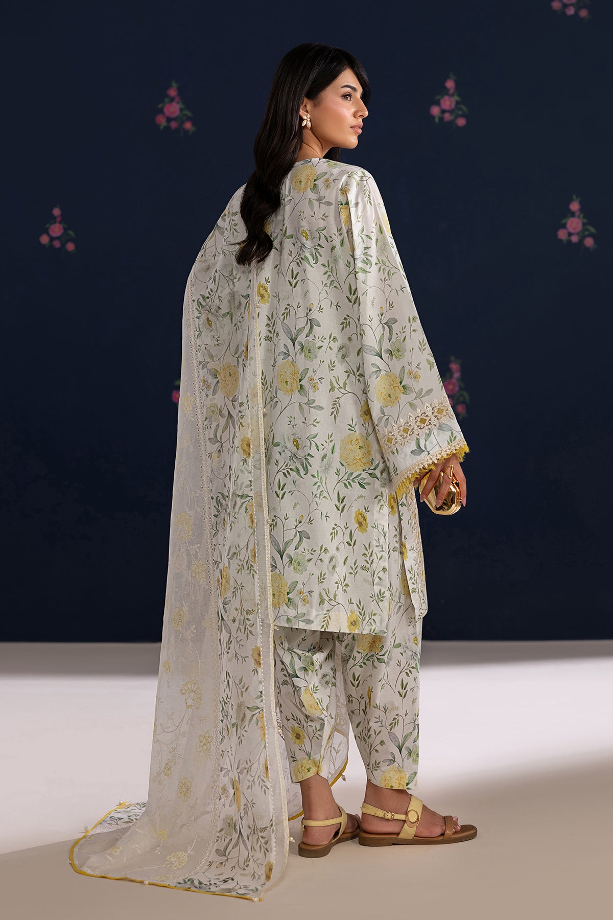 EMBROIDERED LAWN SF-4460