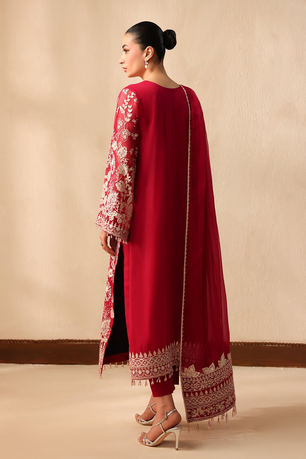 EMBROIDERED CHIFFON SF-4491