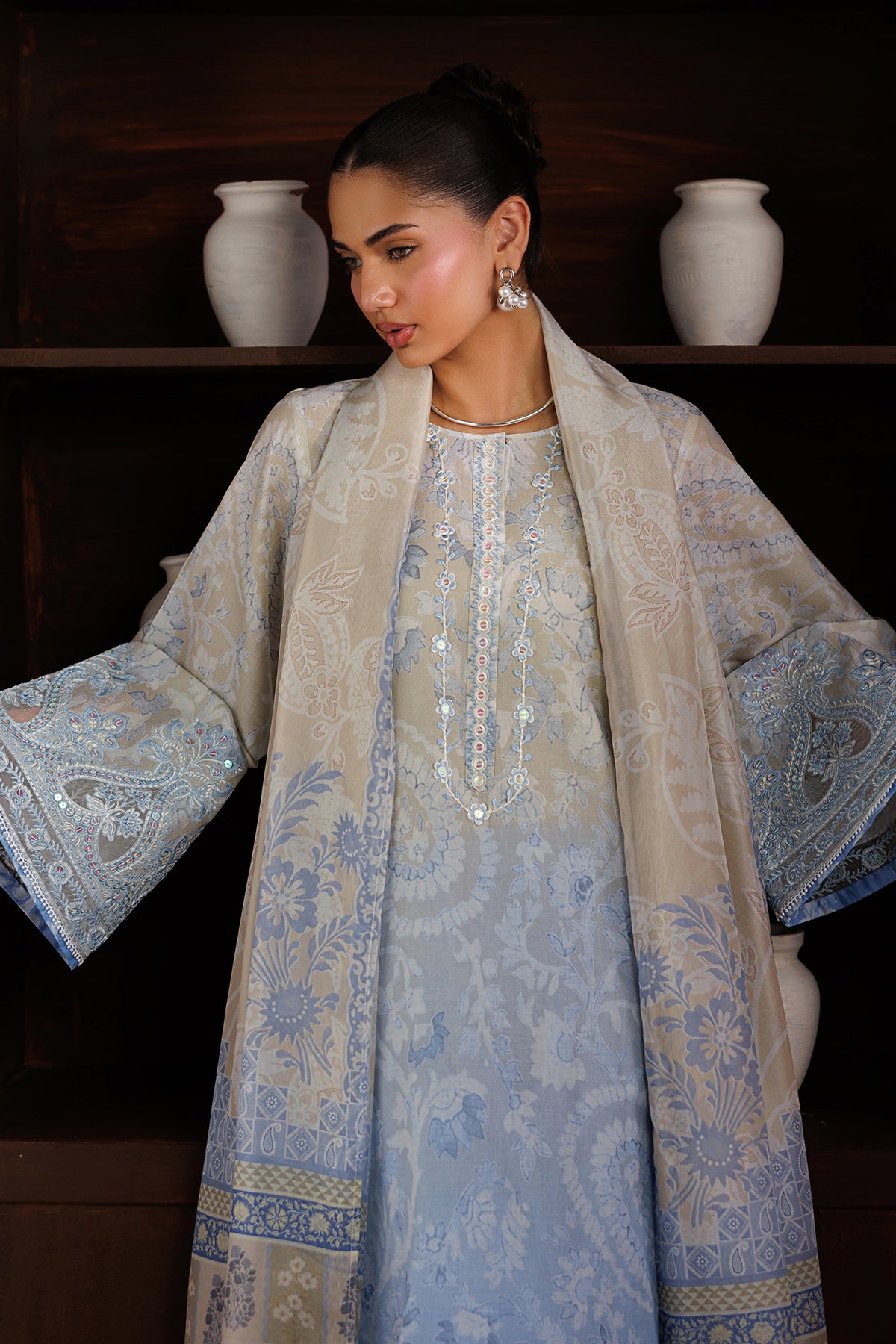 EMBROIDERED LAWN SF-4524