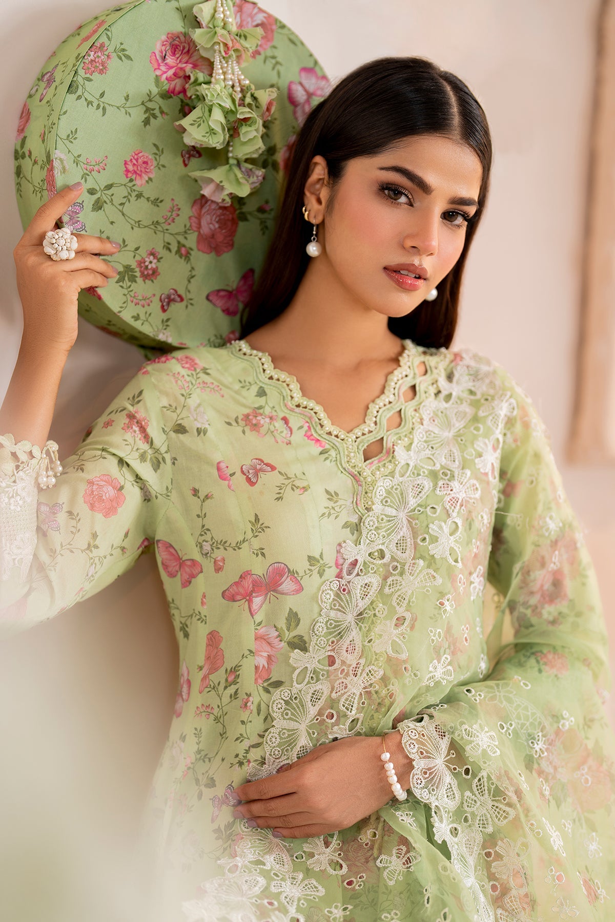 EMBROIDERED PRINTED LAWN SF-711