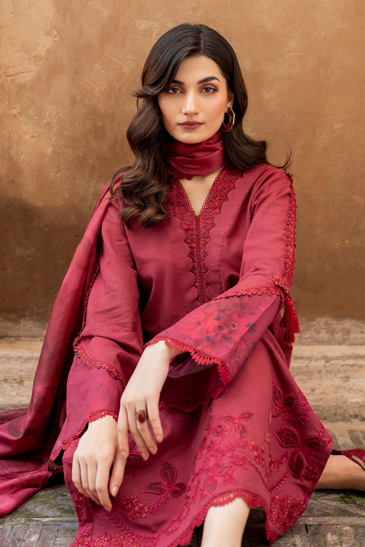 EMBROIDERED KHADDAR SF-739