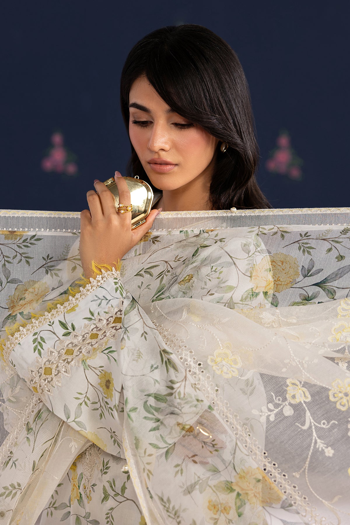 EMBROIDERED LAWN SF-4460