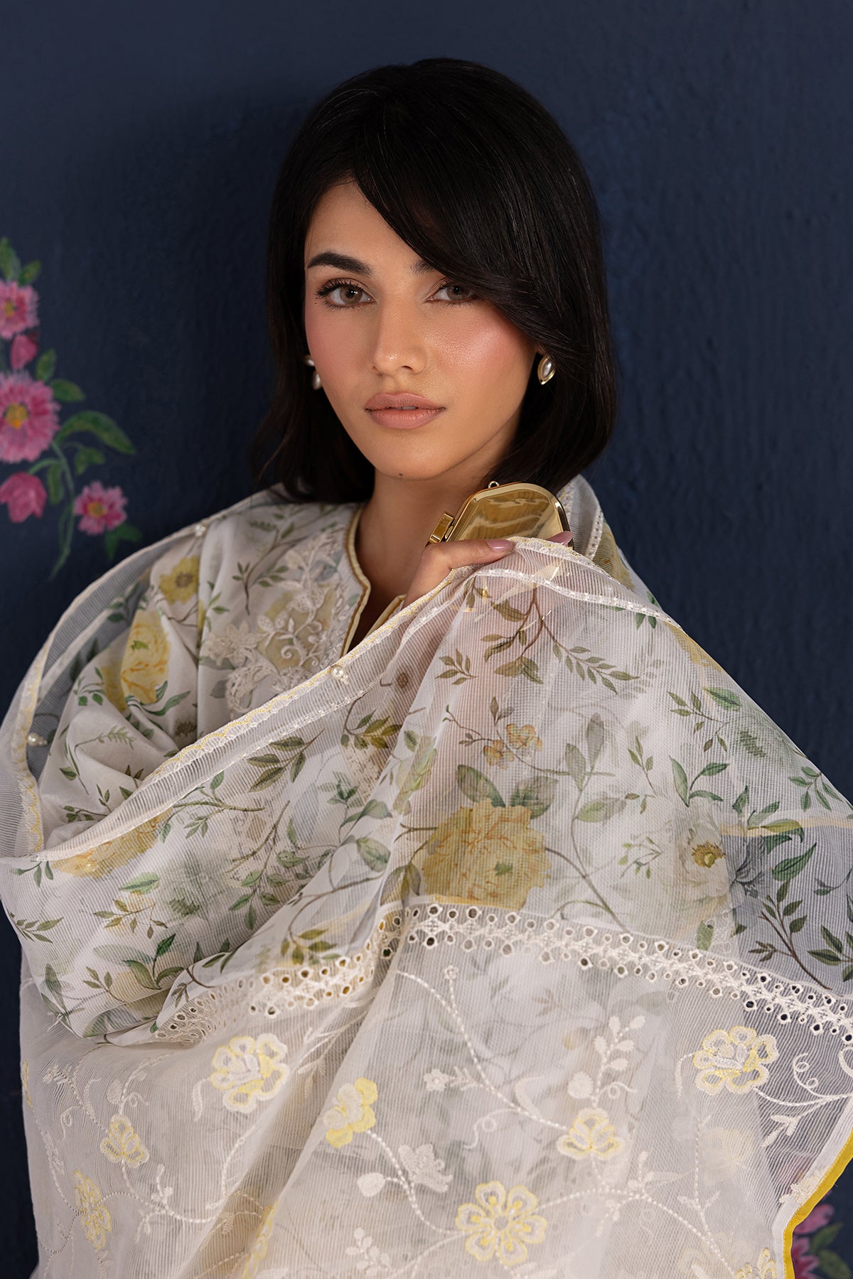 EMBROIDERED LAWN SF-4460