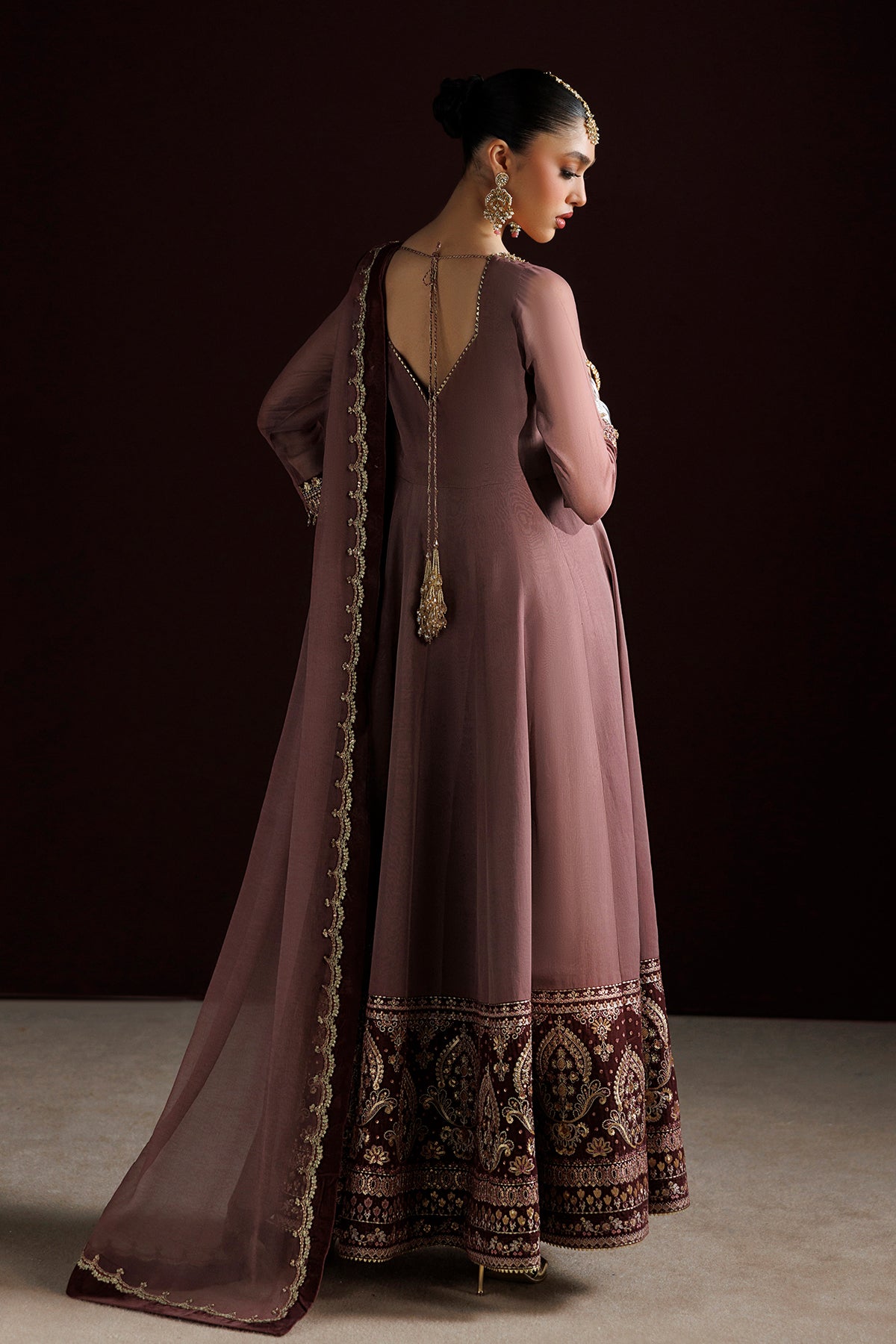 EMBROIDERED CHIFFON PR-1413