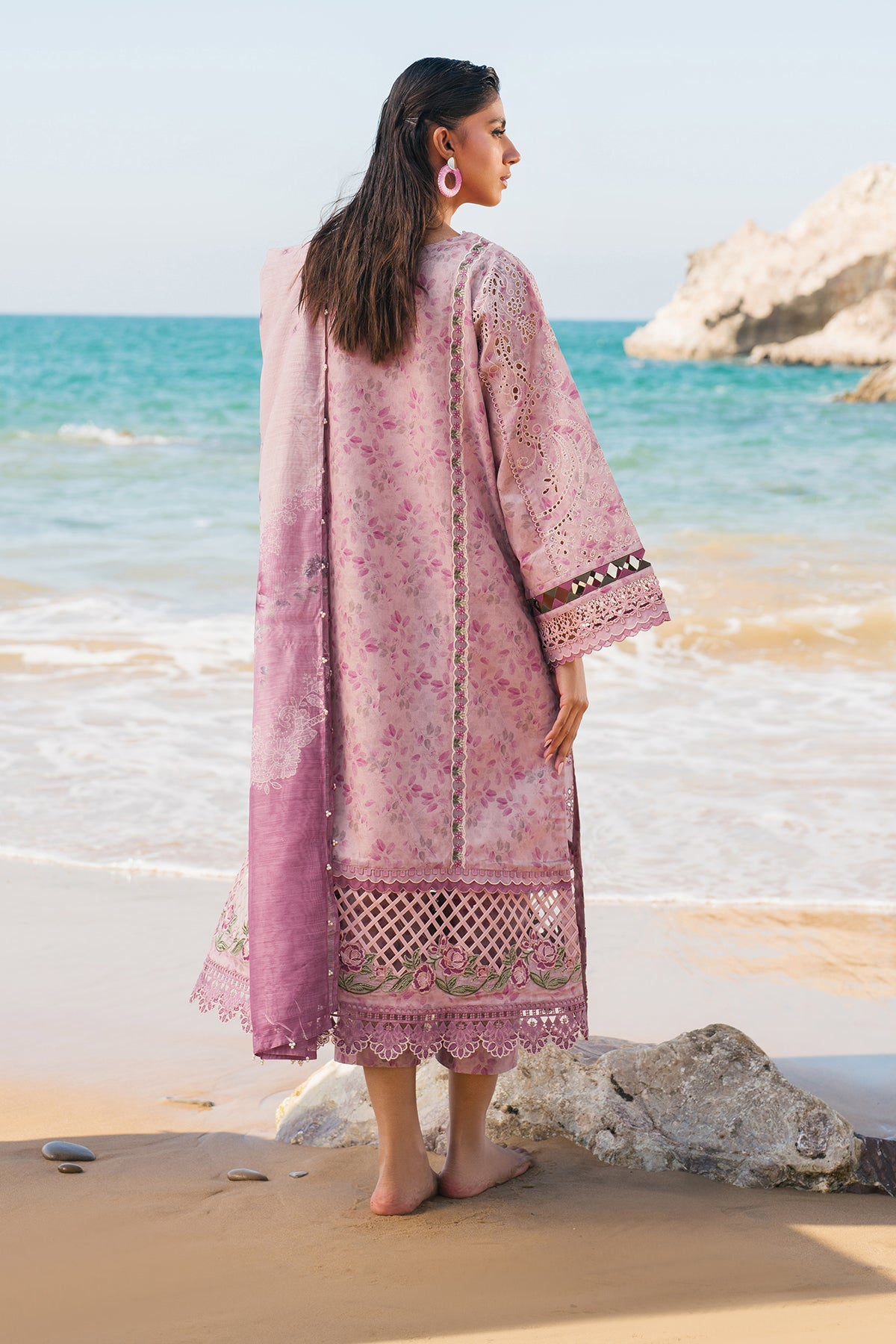 EMBROIDERED LAWN SF-4114