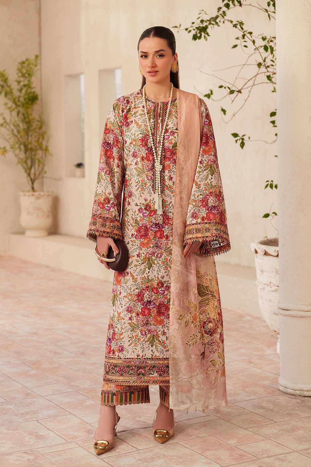 EMBROIDERED LAWN SF-4407