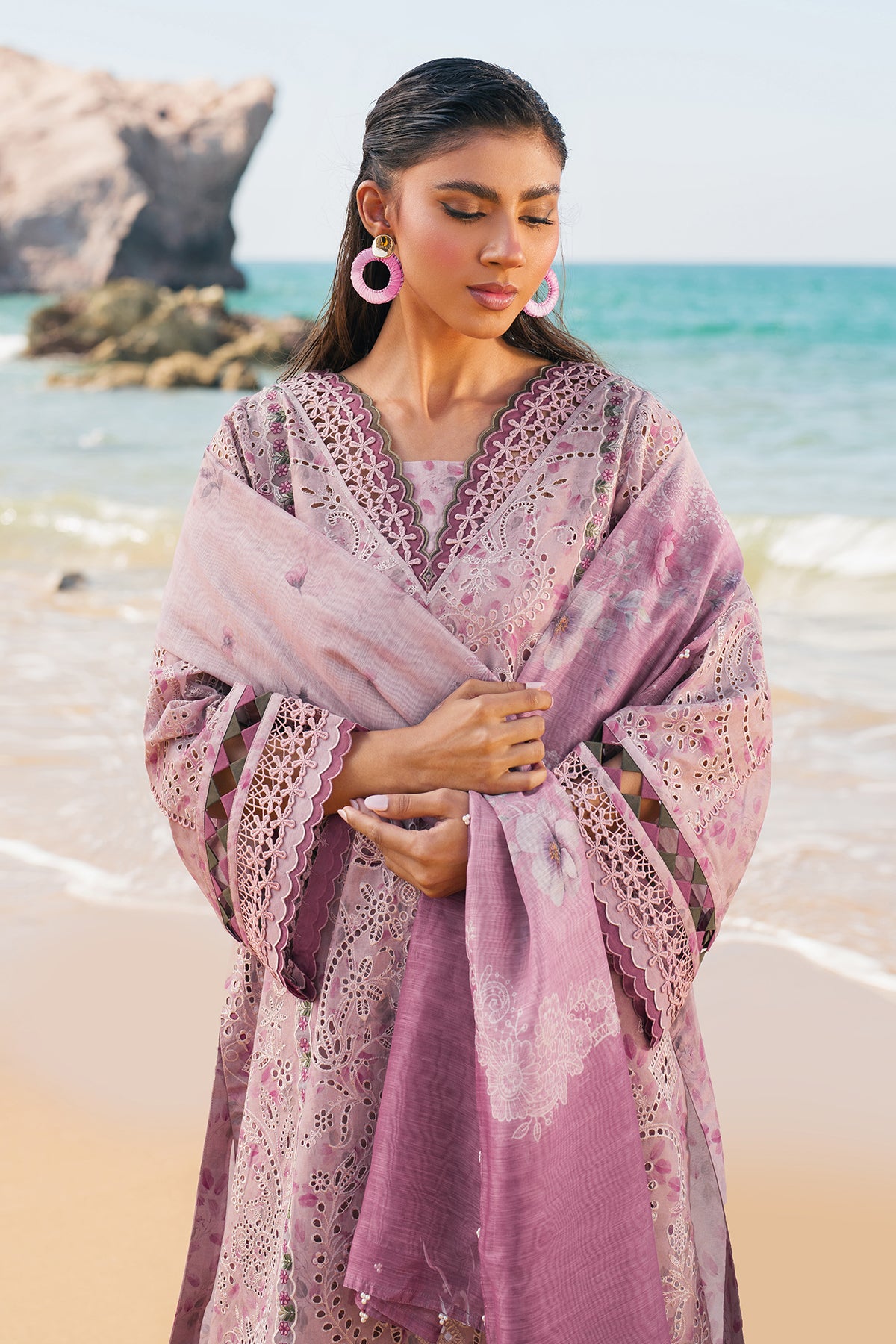 EMBROIDERED LAWN UF-4114