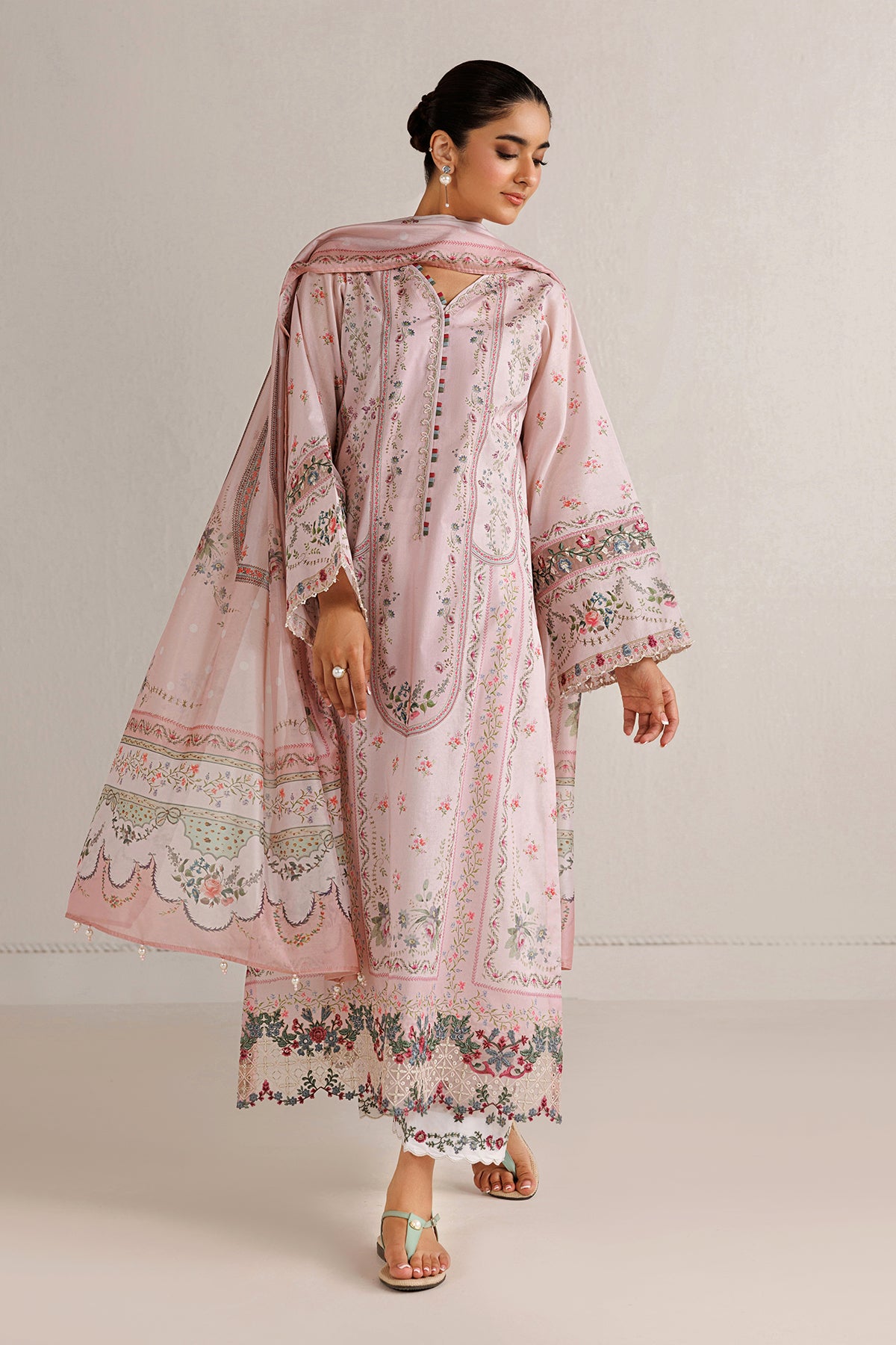 EMBROIDERED LAWN SF-4513