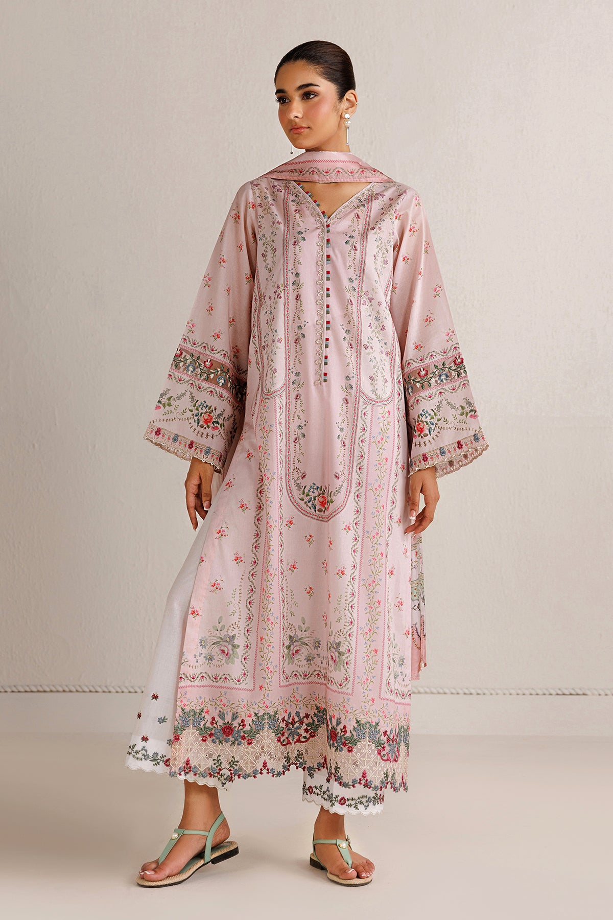 EMBROIDERED LAWN SF-4513
