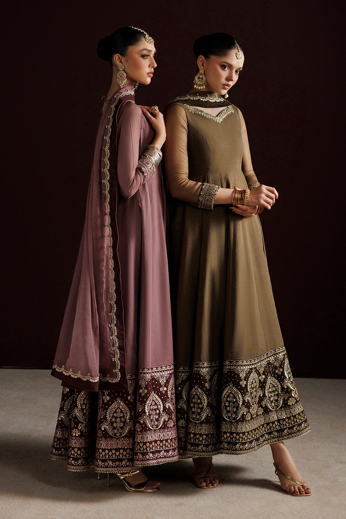EMBROIDERED CHIFFON PR-1414