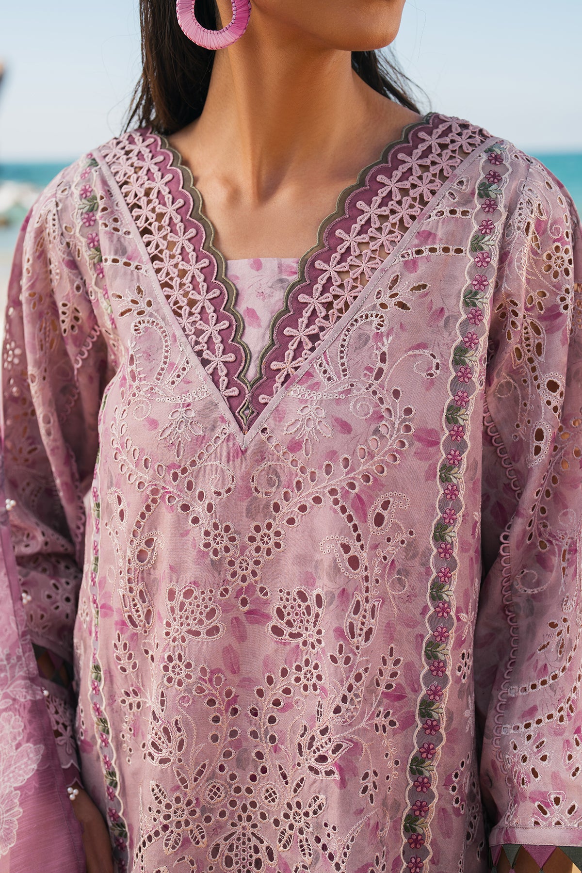 EMBROIDERED LAWN UF-4114