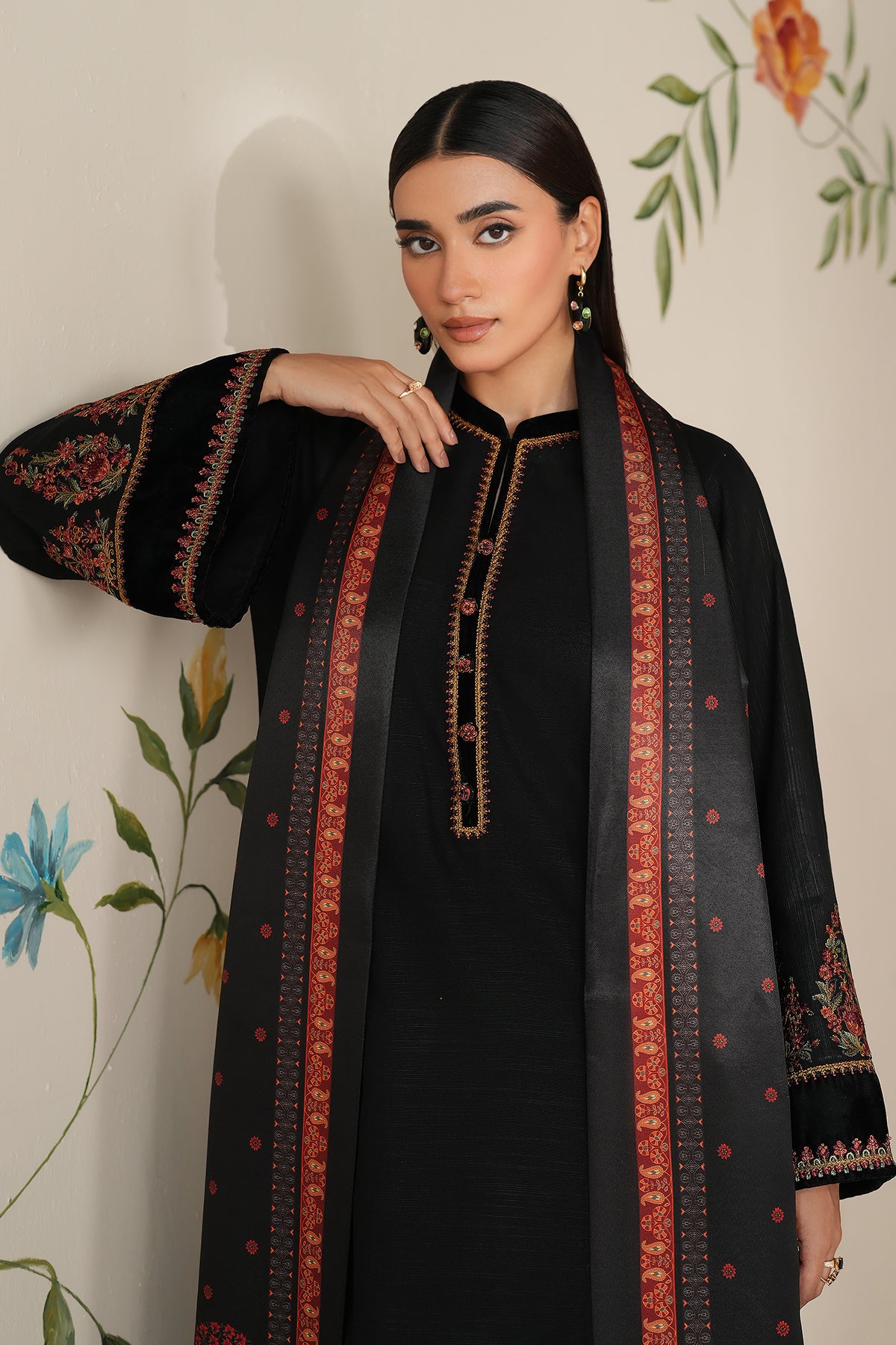 EMBROIDERED KHADDAR PR-1195