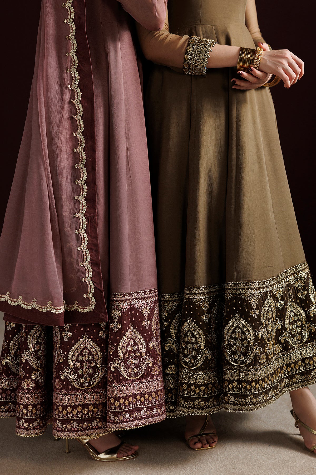 EMBROIDERED CHIFFON PR-1414