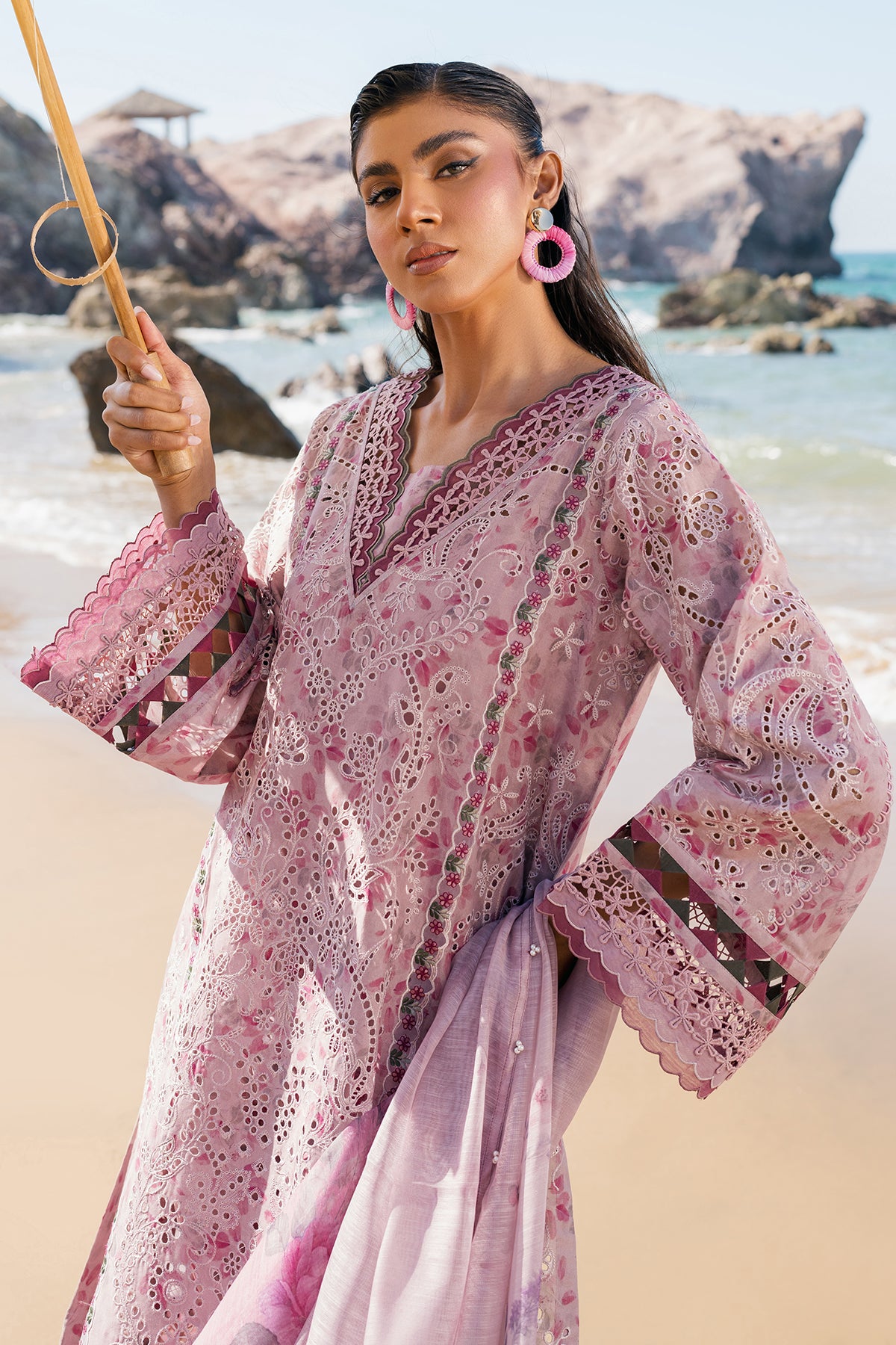 EMBROIDERED LAWN UF-4114