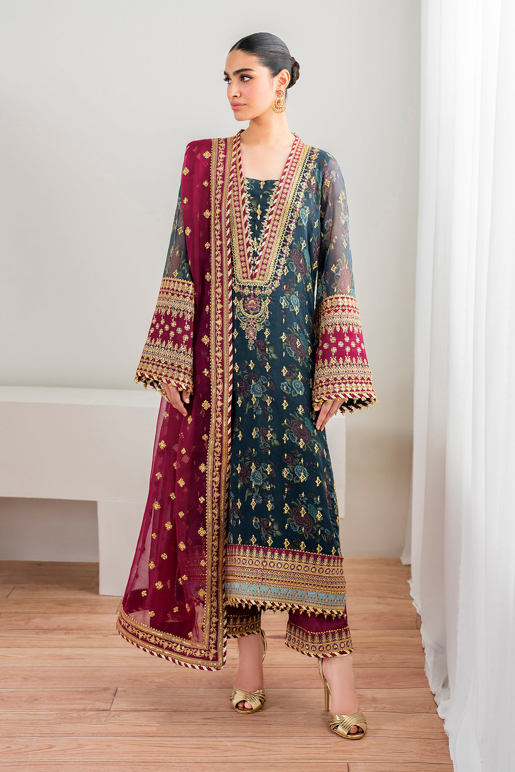 Baroque EMBROIDERED CHIFFON SF-689, view 1