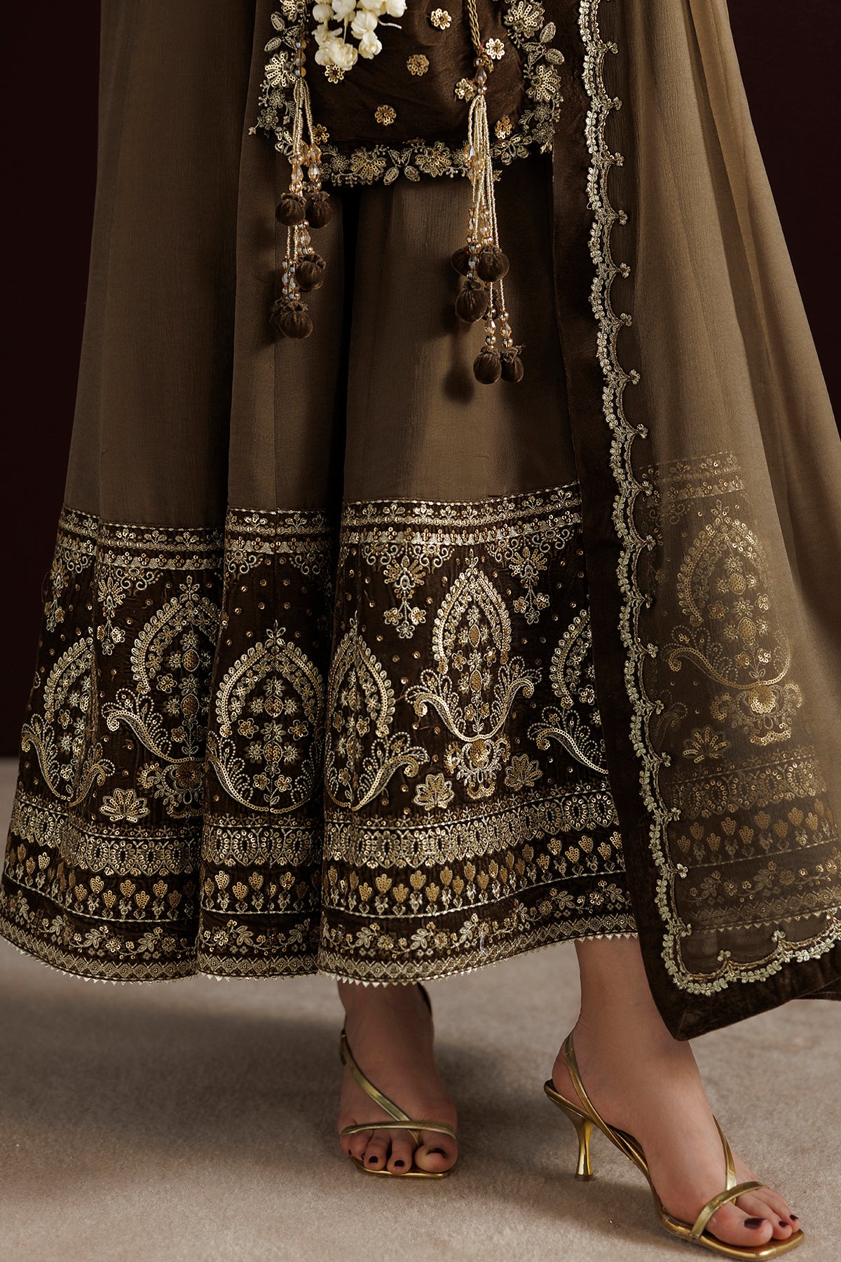 EMBROIDERED CHIFFON PR-1414