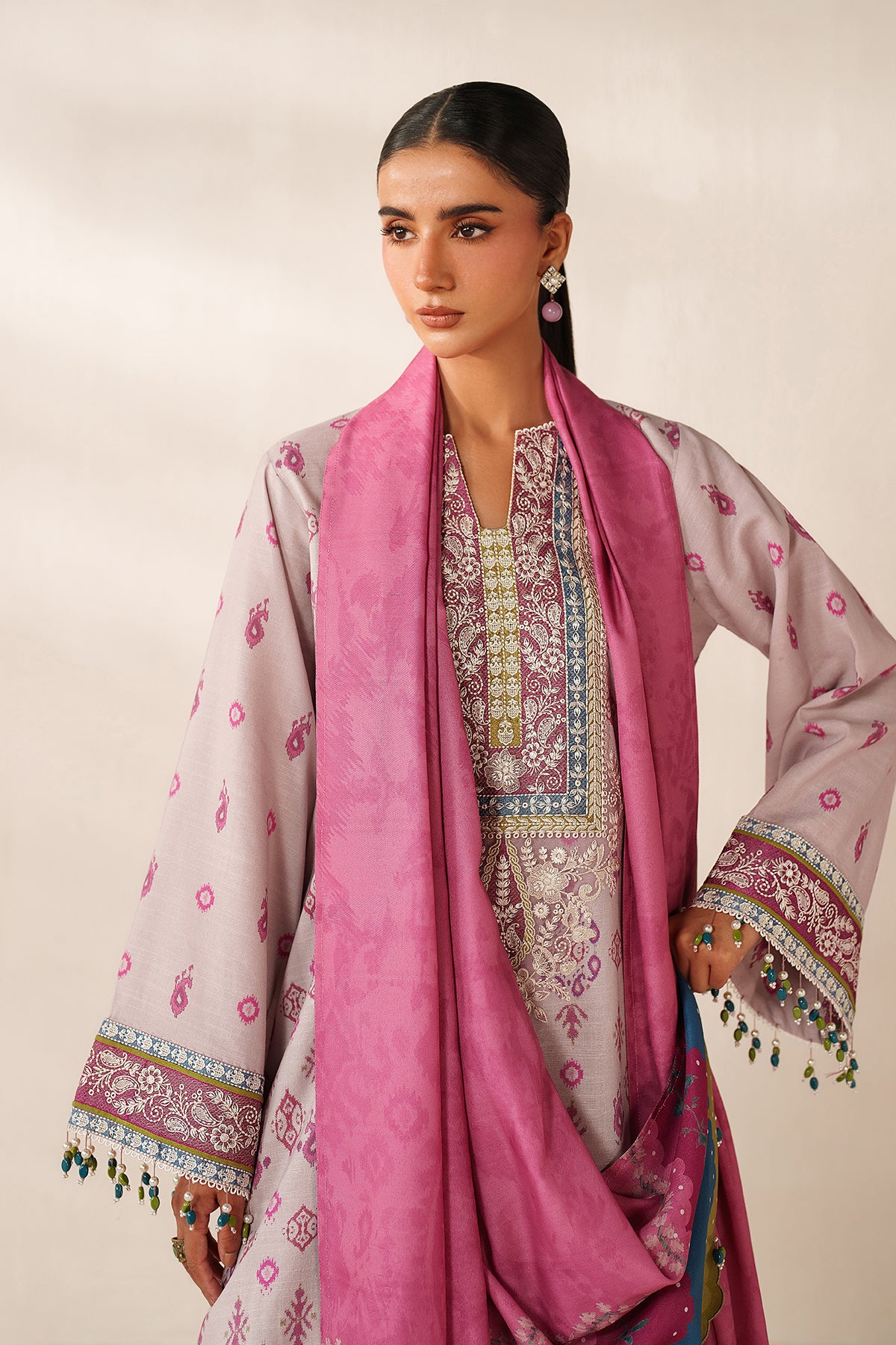 EMBROIDERED KHADDAR UF-4357