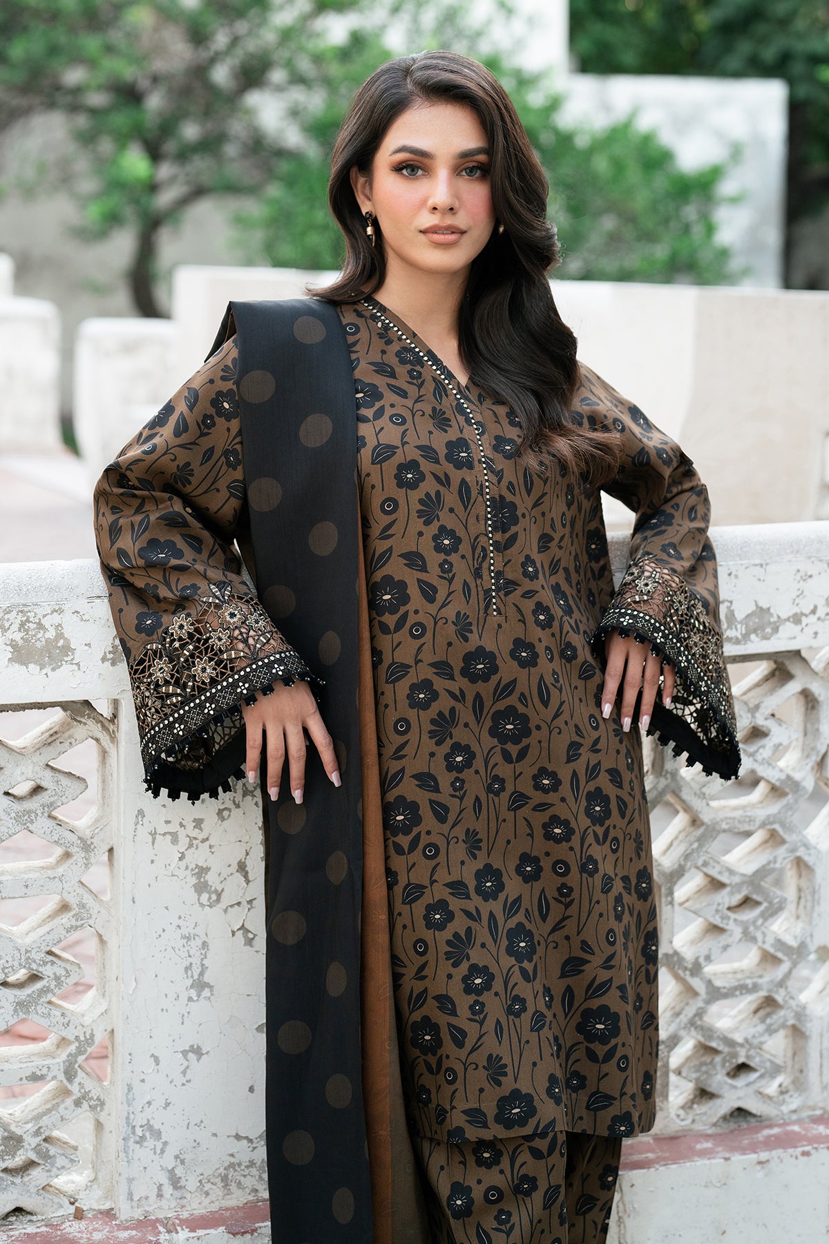 EMBROIDERED VISCOSE SF-4006