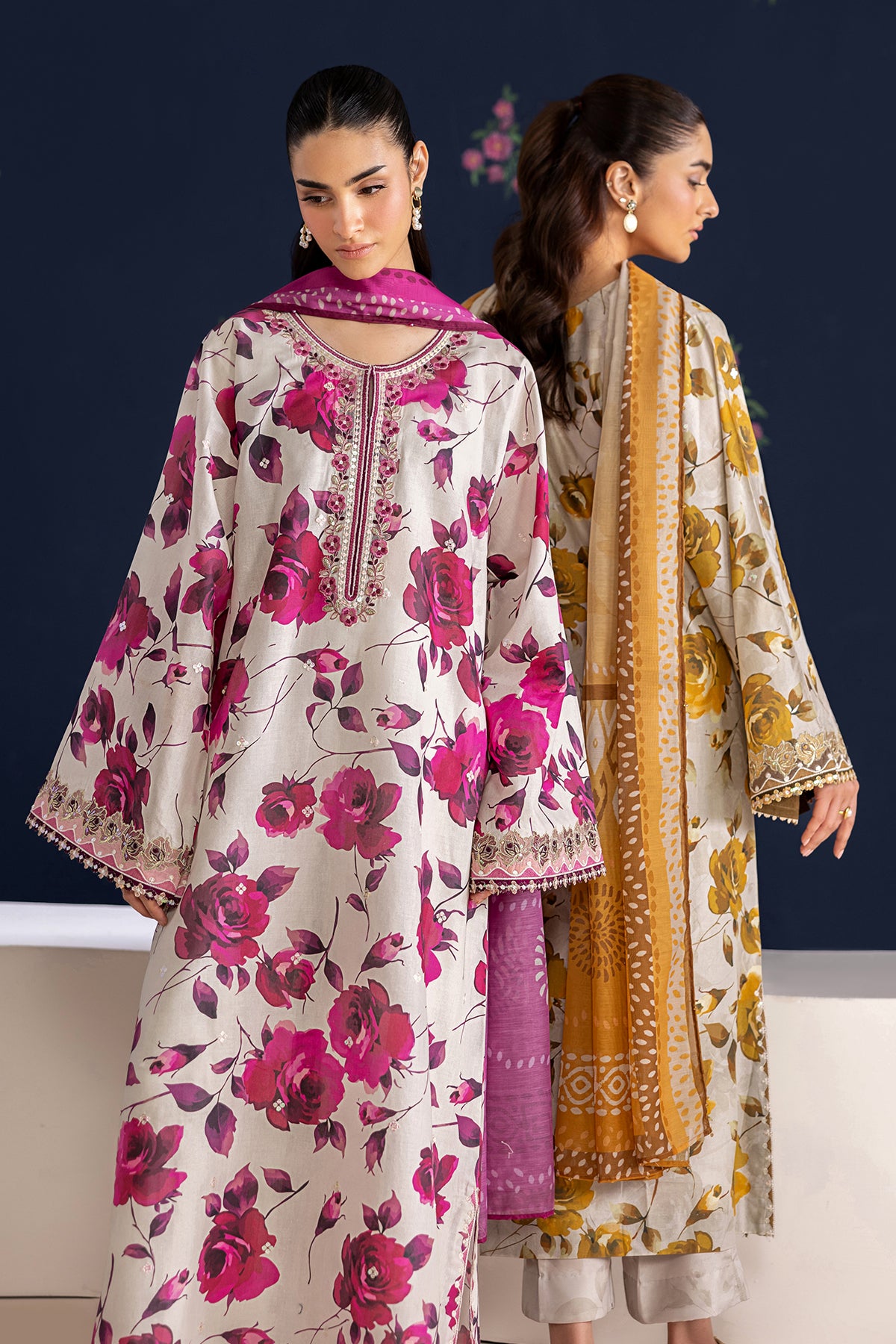 EMBROIDERED LAWN SF-4463