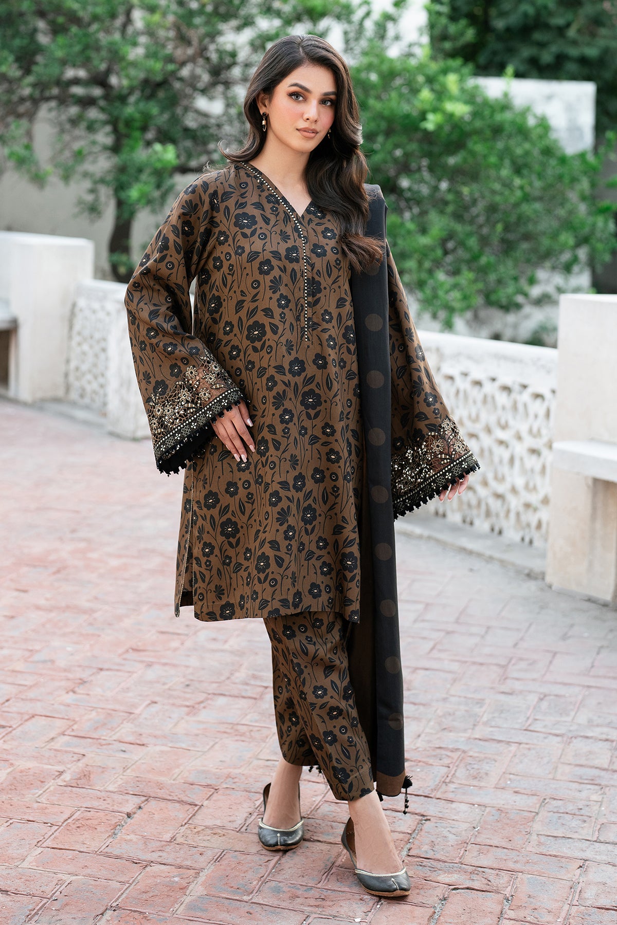 EMBROIDERED VISCOSE SF-4006