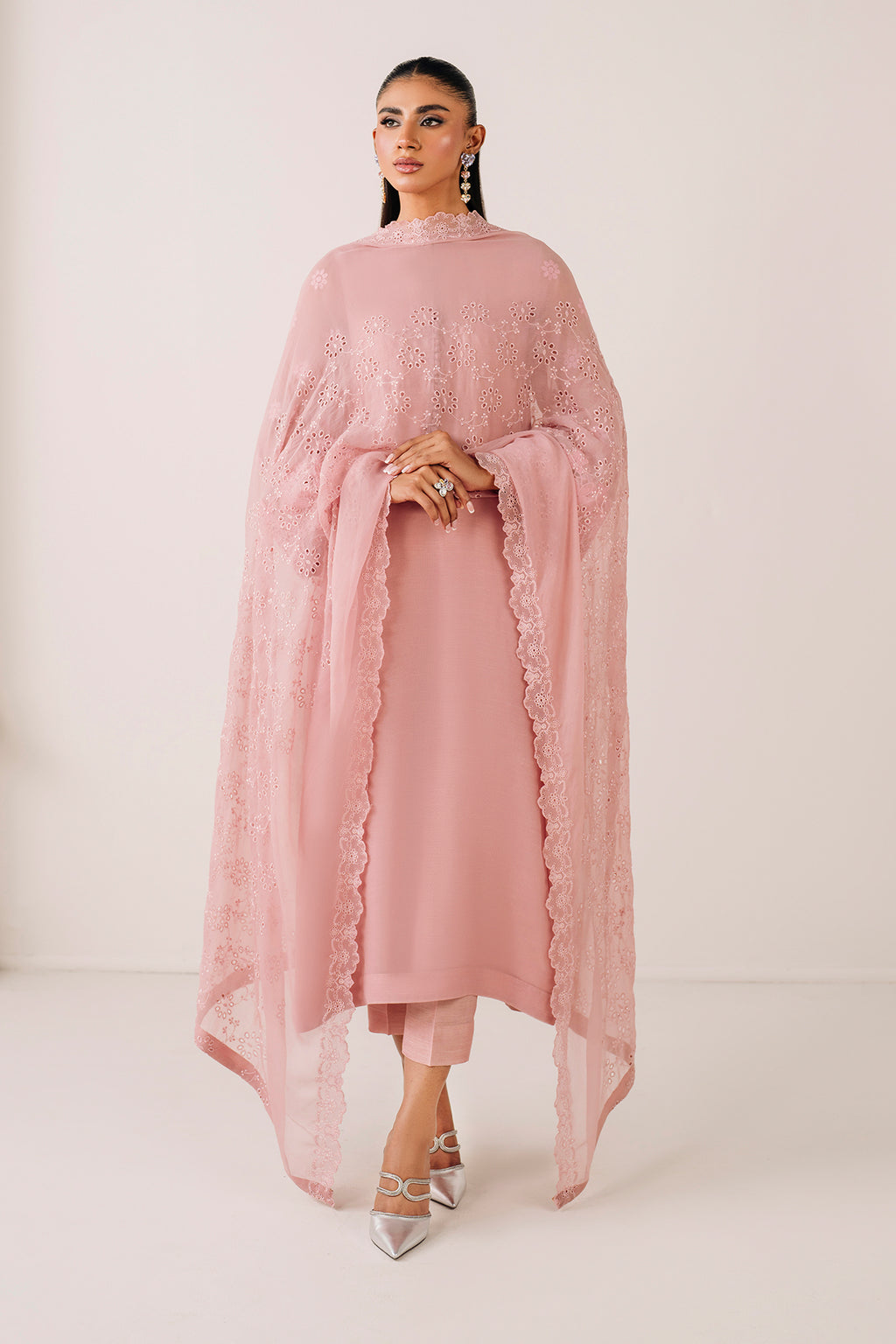 Baroque EMBROIDERED CHIFFON DUPATTA 74, view 1