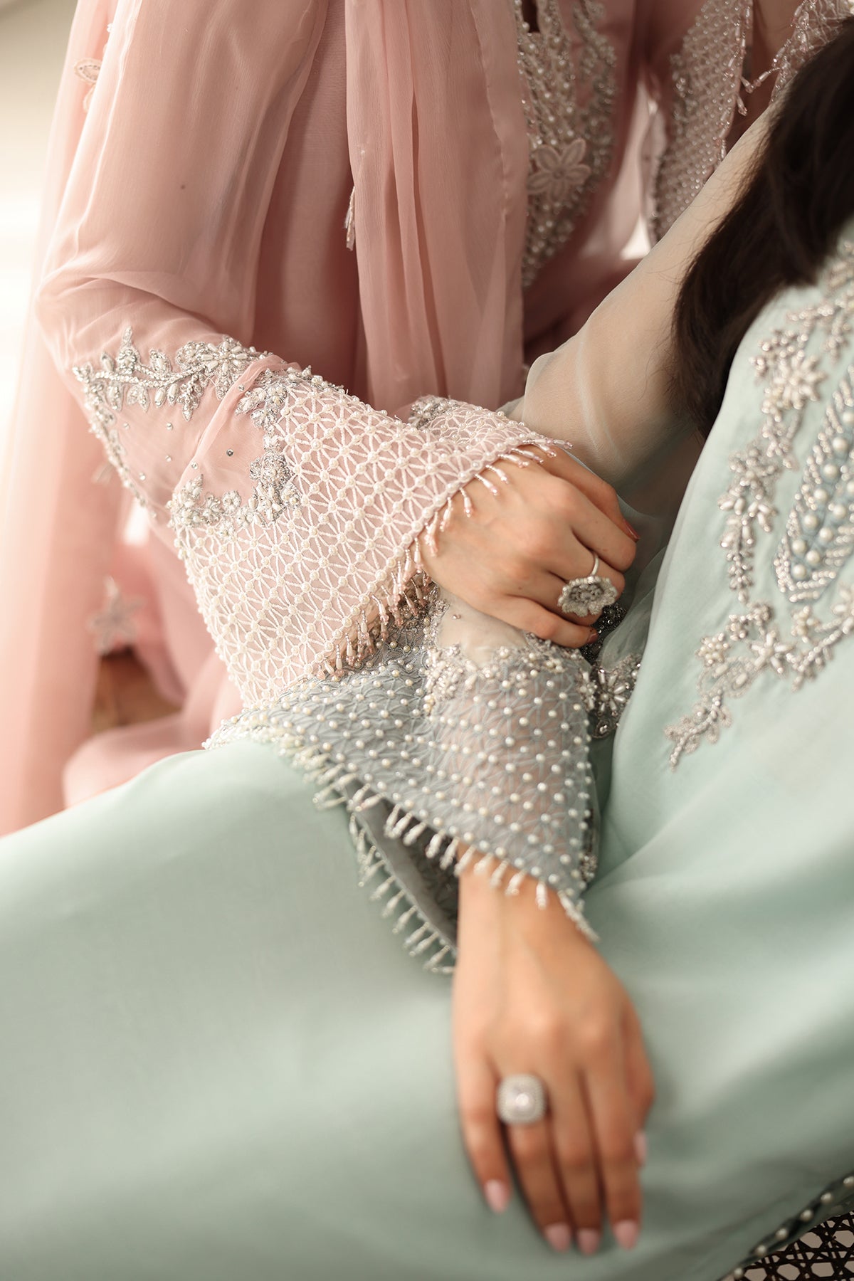 EMBROIDERED CHIFFON PR-1153