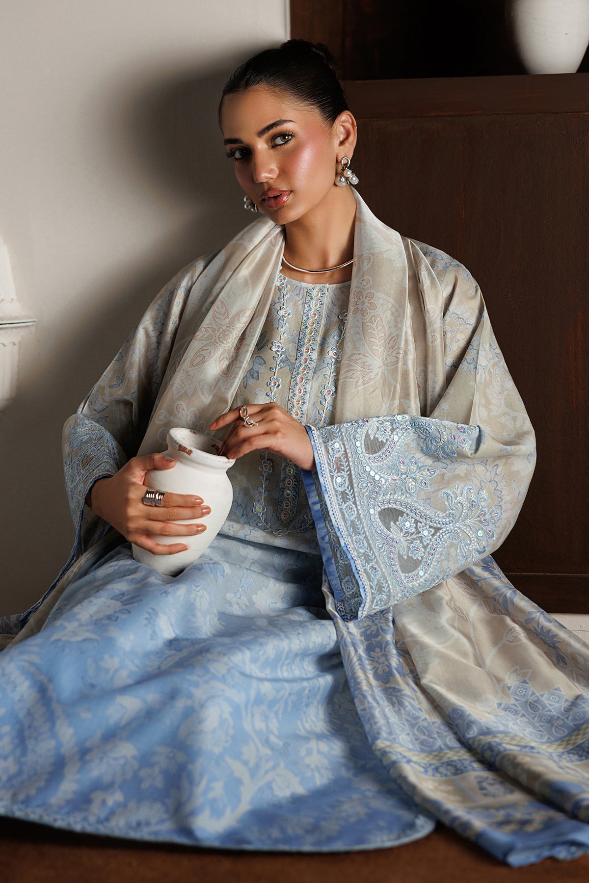 EMBROIDERED LAWN SF-4524