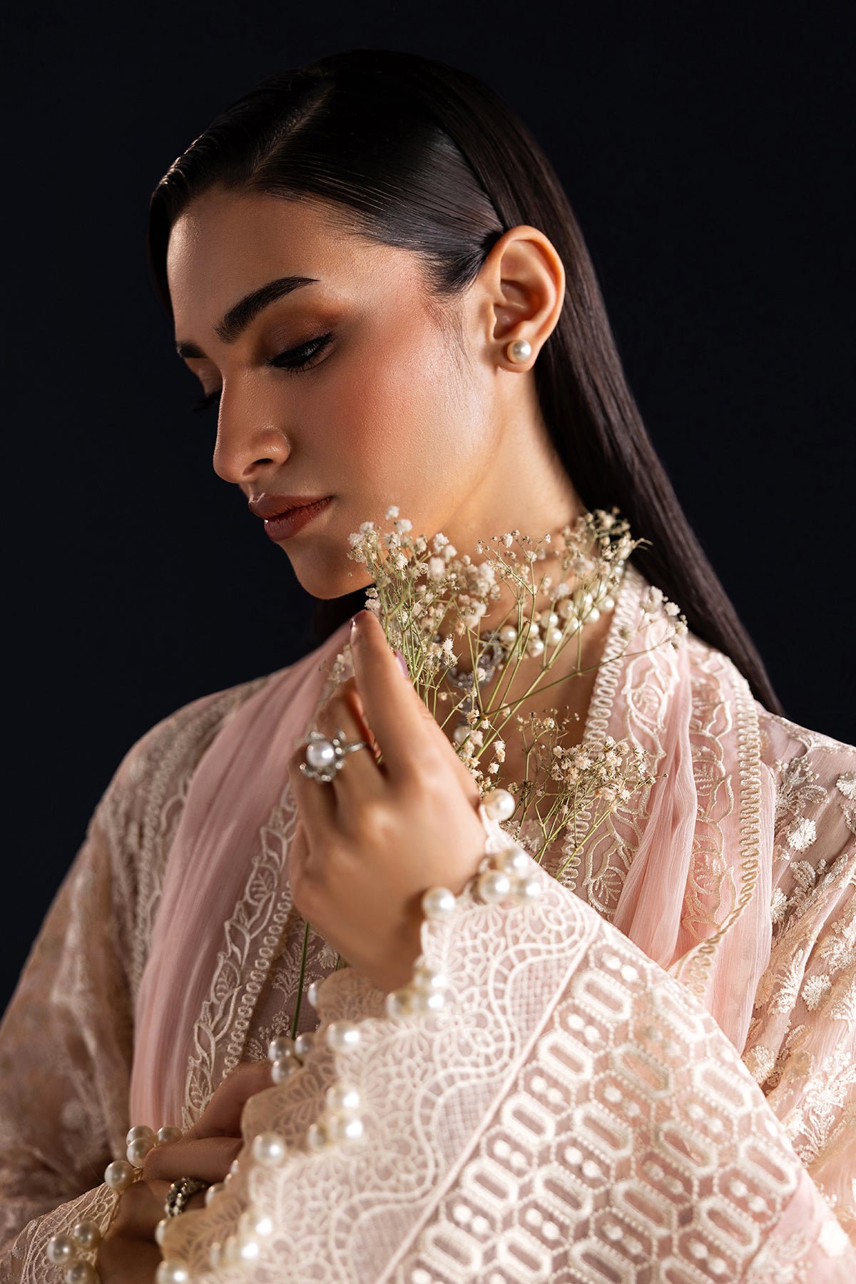 EMBROIDERED CHIFFON SF-4533