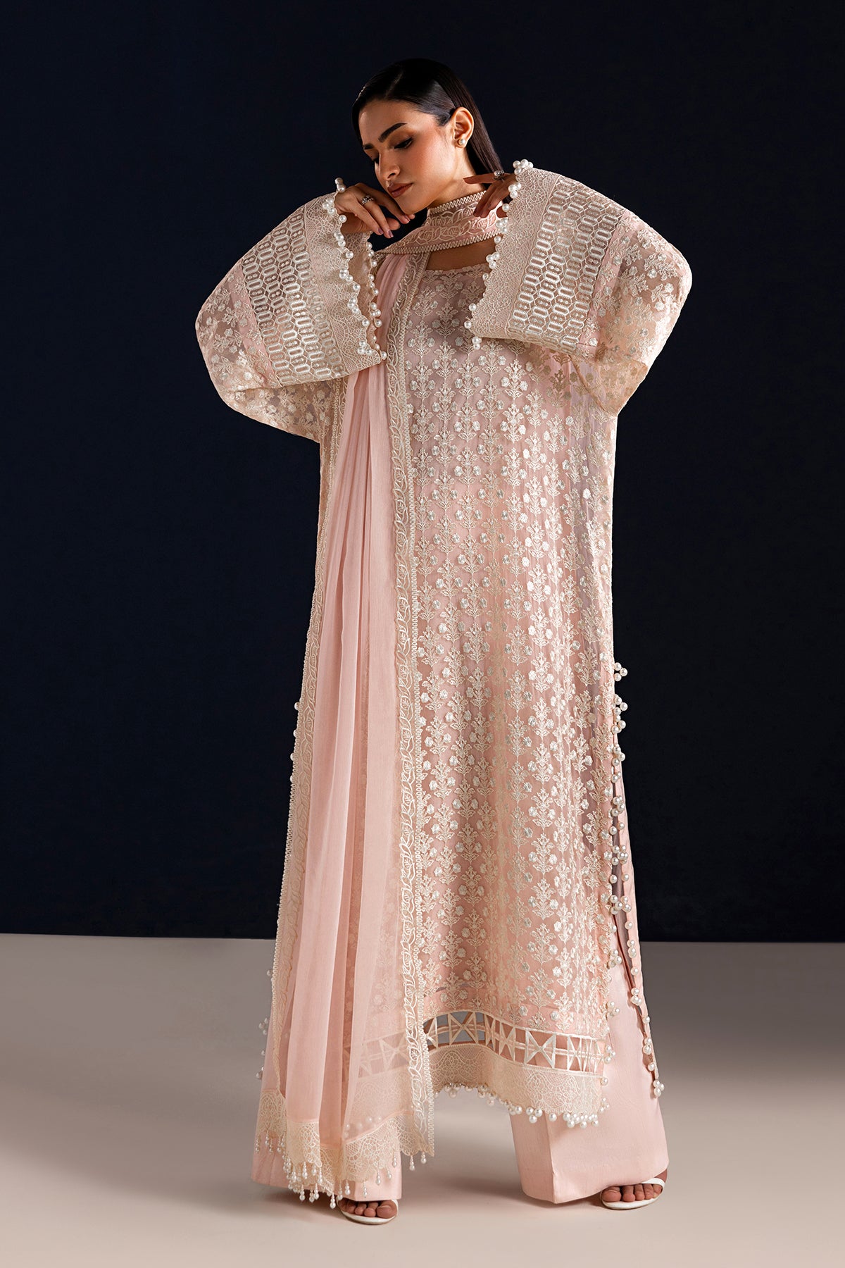 EMBROIDERED CHIFFON SF-4533