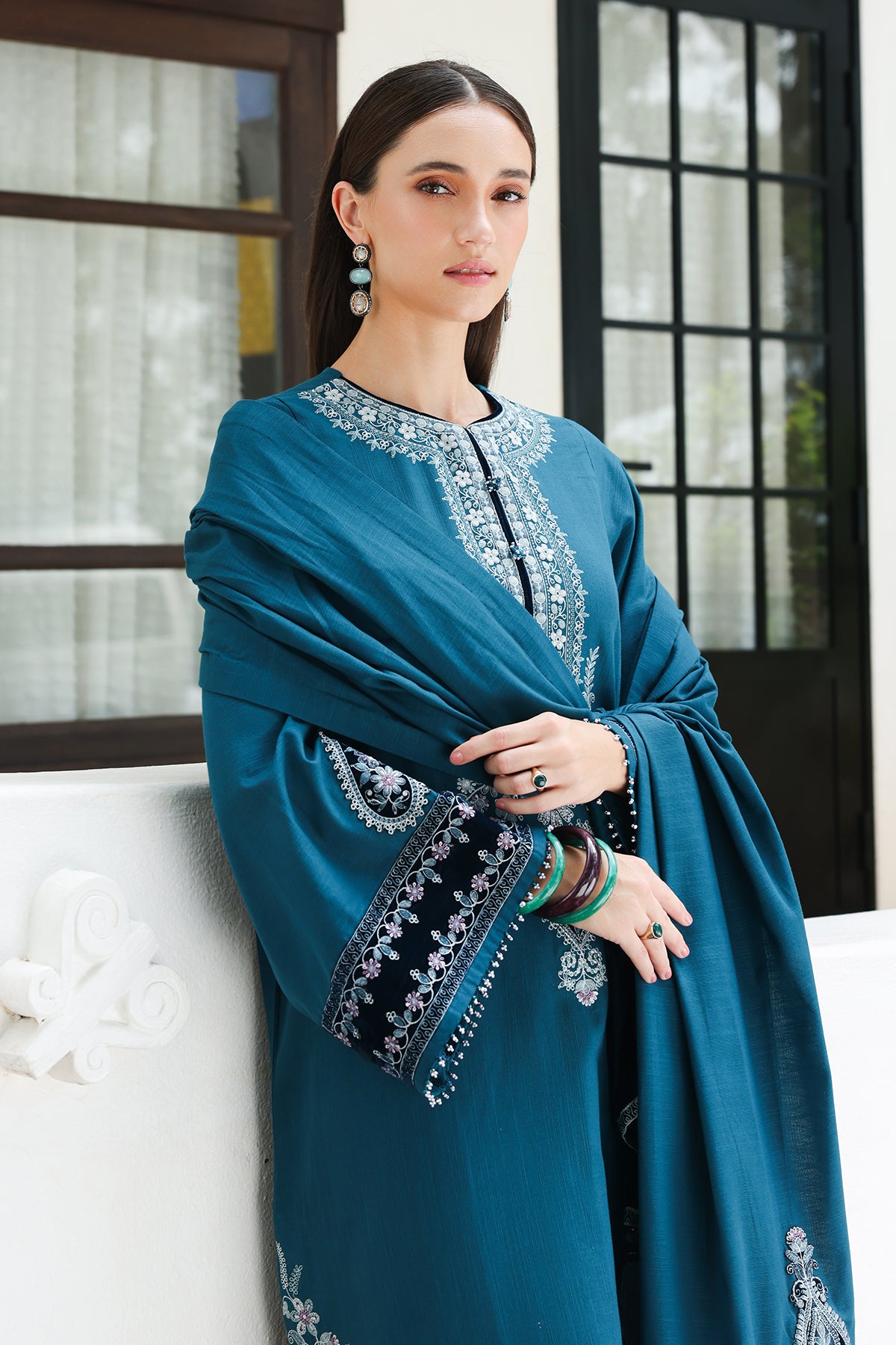 EMBROIDERED KHADDAR PR-1418