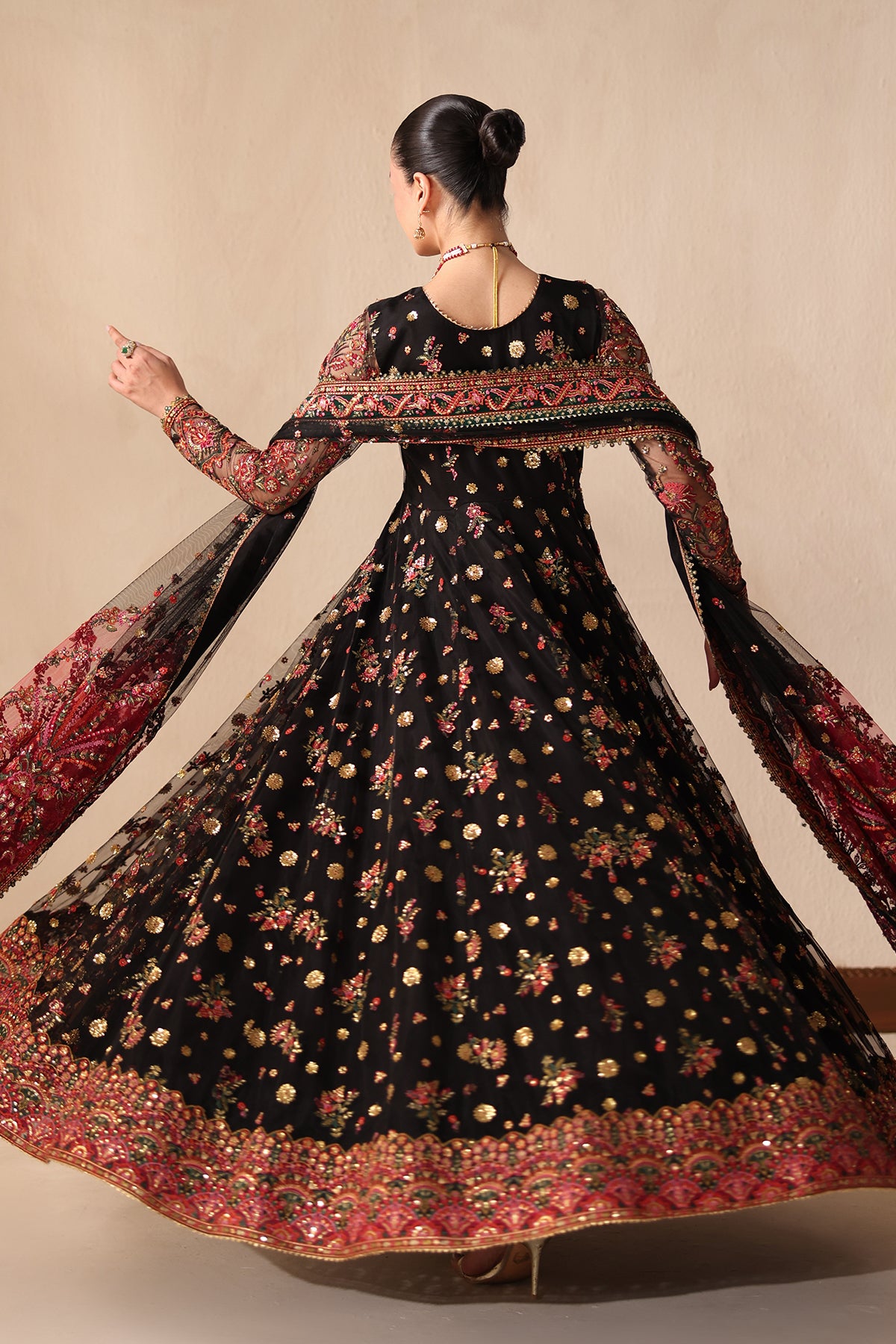EMBROIDERED NET SF-4492