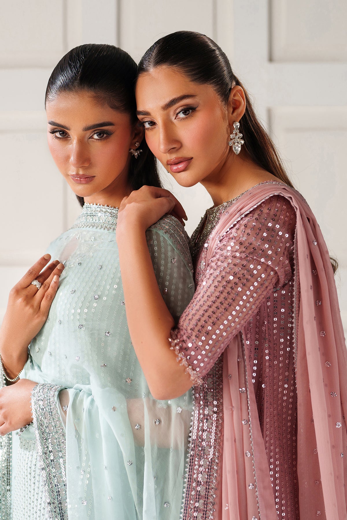 EMBROIDERED CHIFFON SF-4388