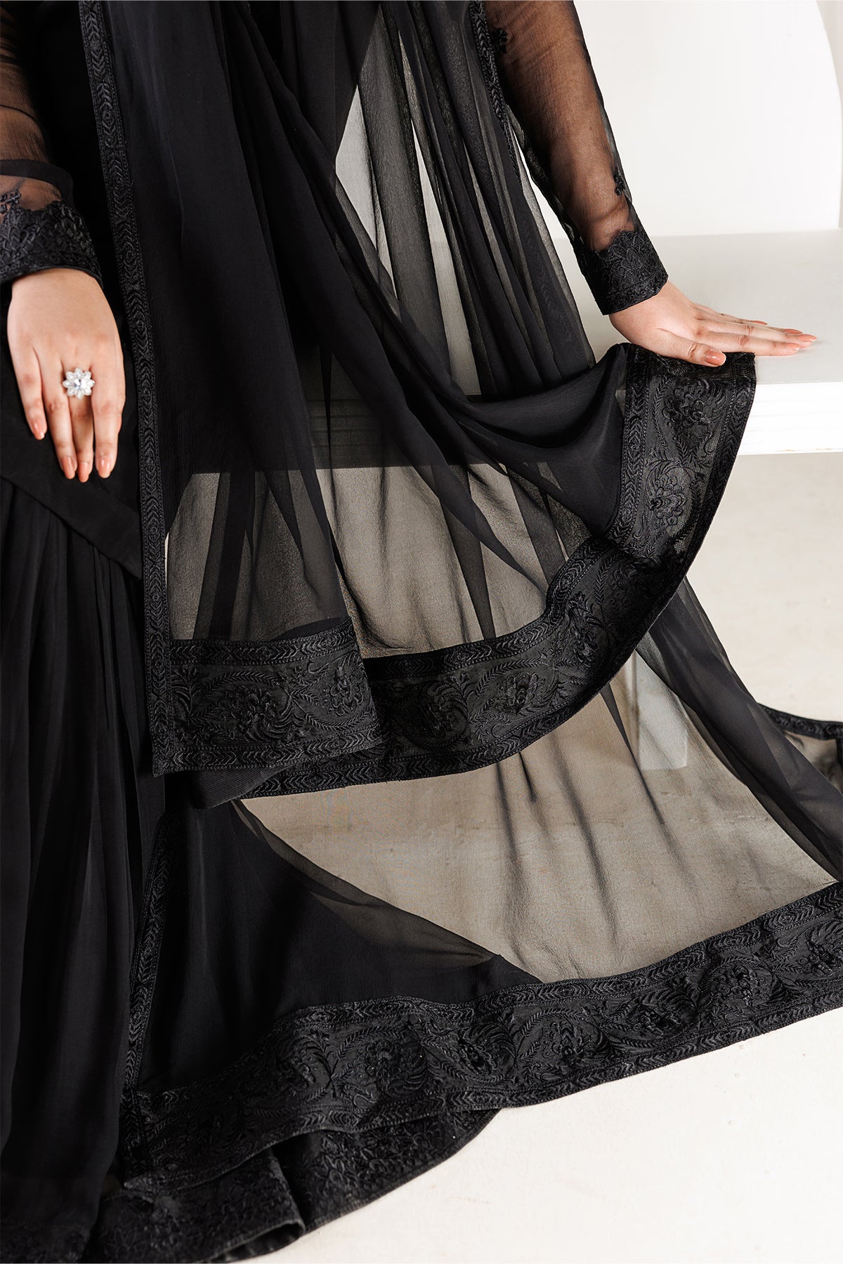 PLAIN CHIFFON DUPATTA-112