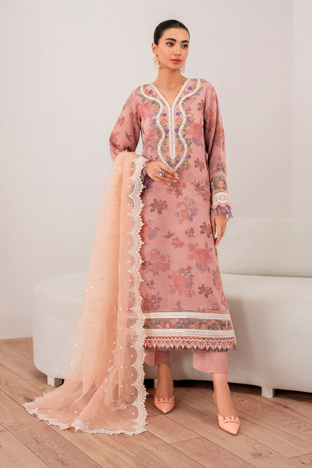 Baroque EMBROIDERED CHIFFON SF-705, view 1