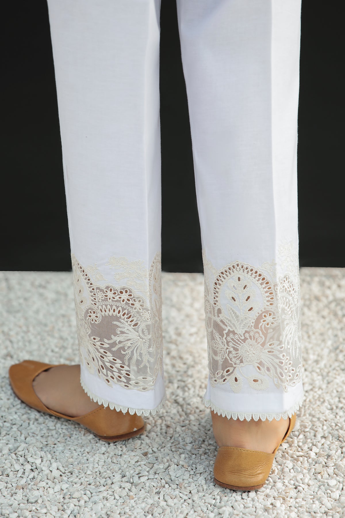 EMBROIDERED COTTON TROUSER 229