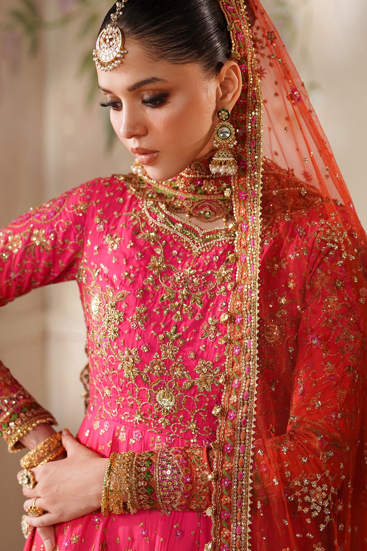 EMBROIDERED SILK CH14-03 UNSTITCHED