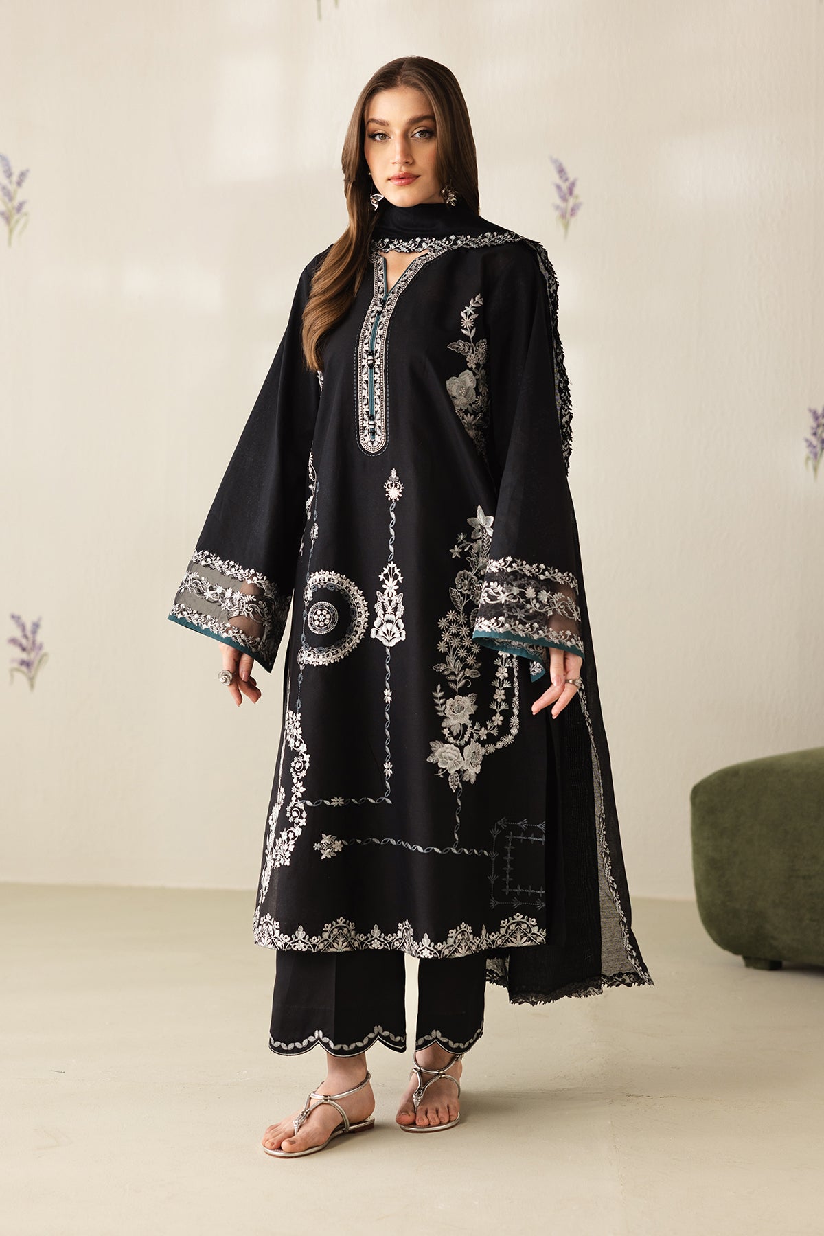 EMBROIDERED LAWN PR-1278