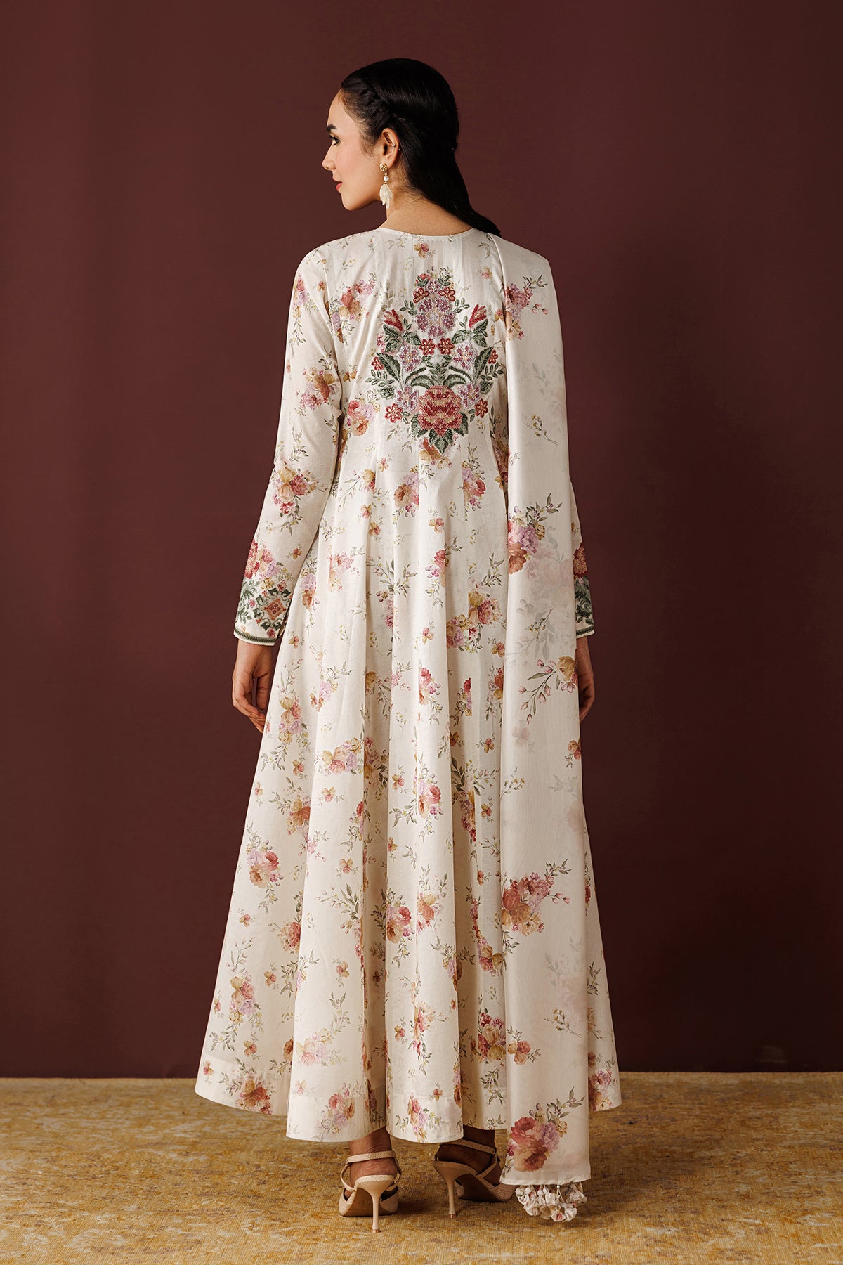 EMBROIDERED PRINTED LAWN PR-1261