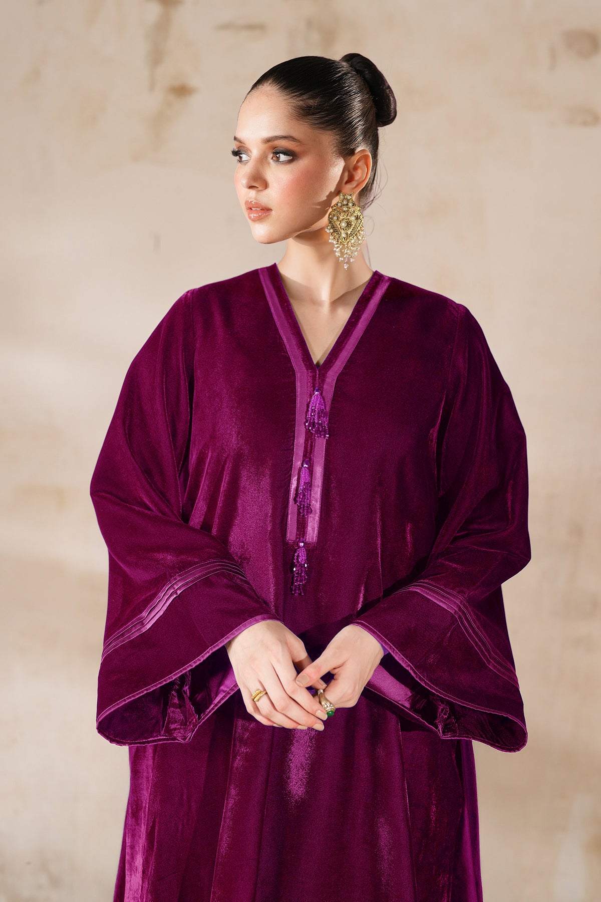 SOLID VELVET SUIT EN-1230