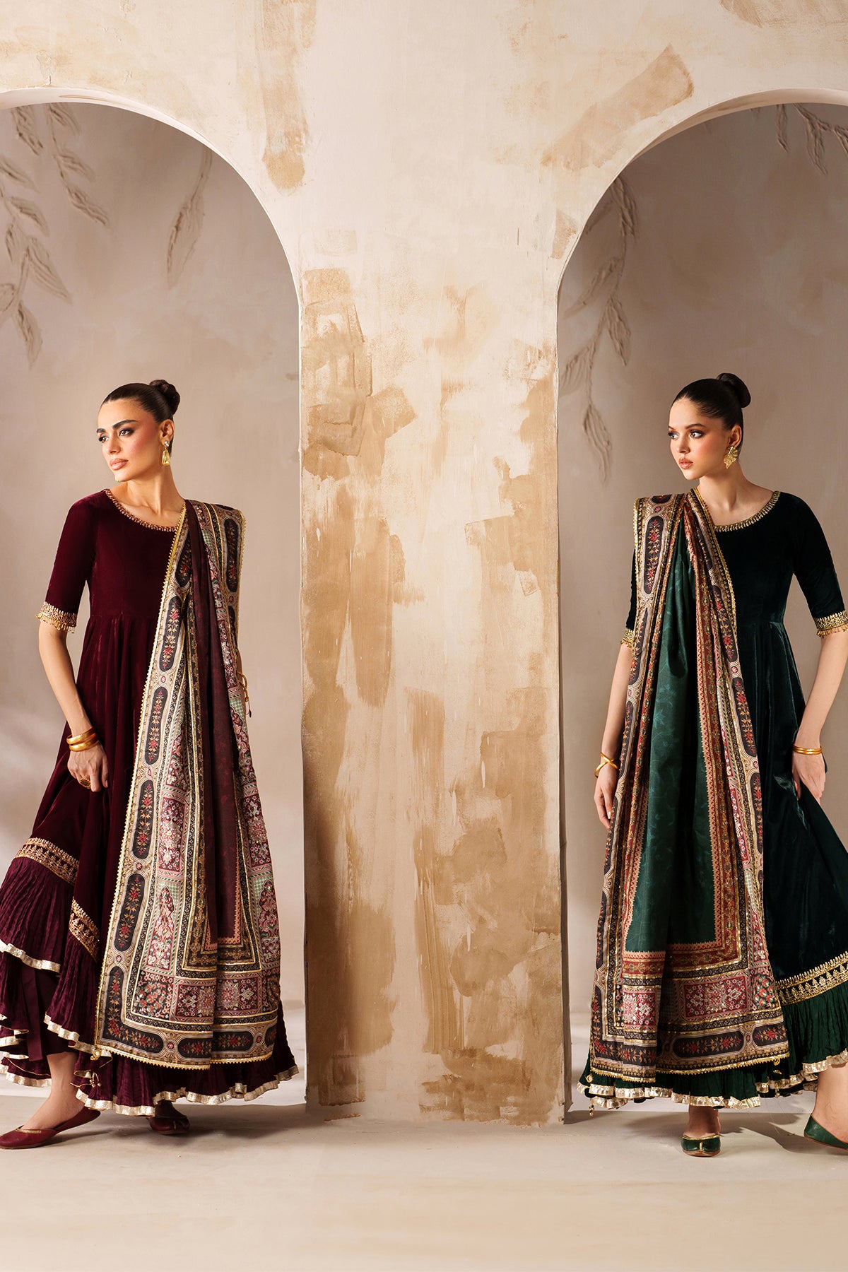 EMBROIDERED VELVET PR-1207