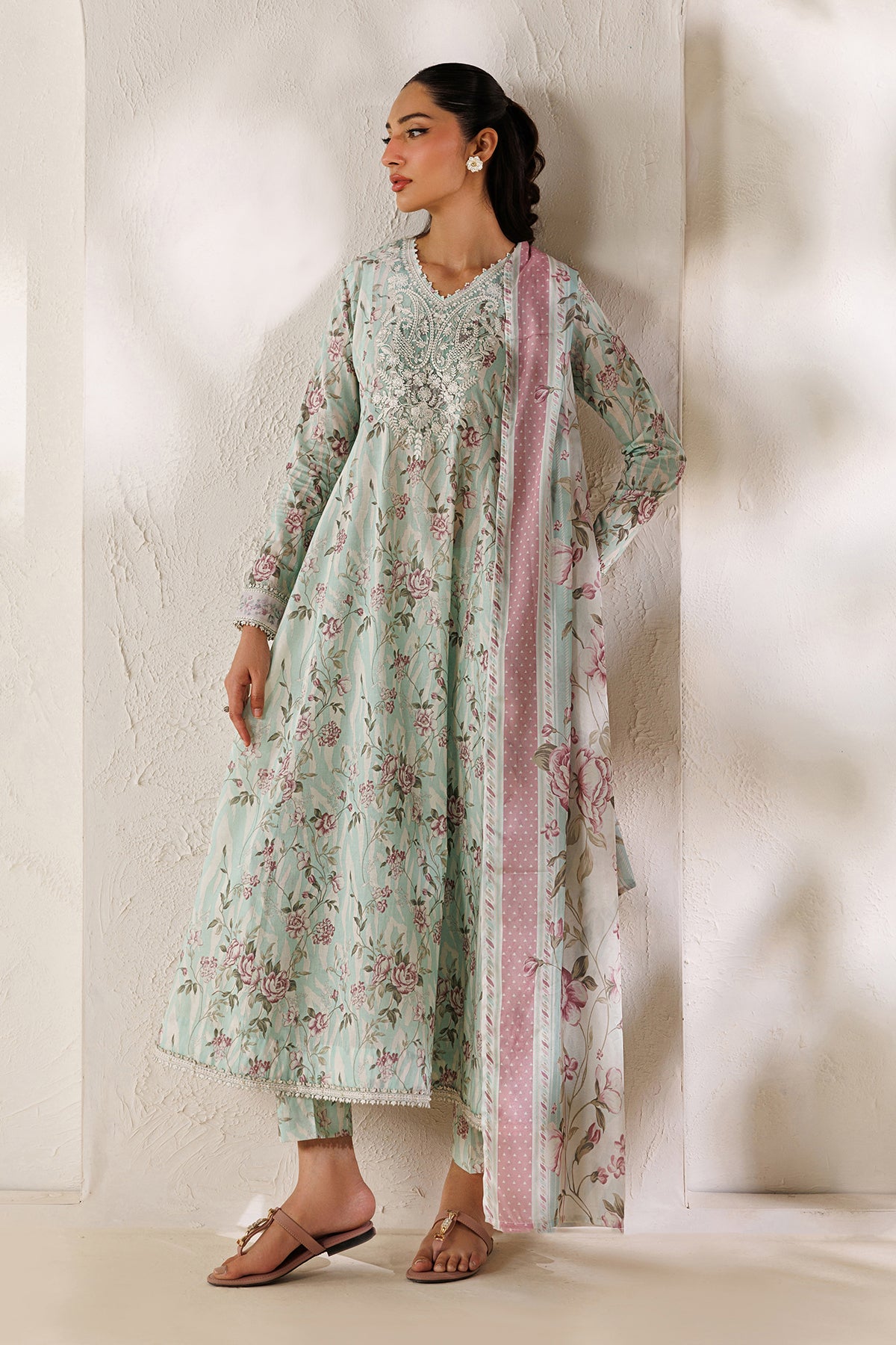 EMBROIDERED LAWN SF-4478
